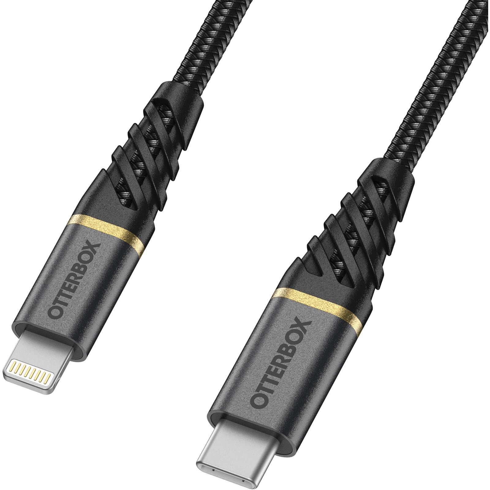 USB-C til Lightning Premium Fast Charge kabel 2 m, Svart