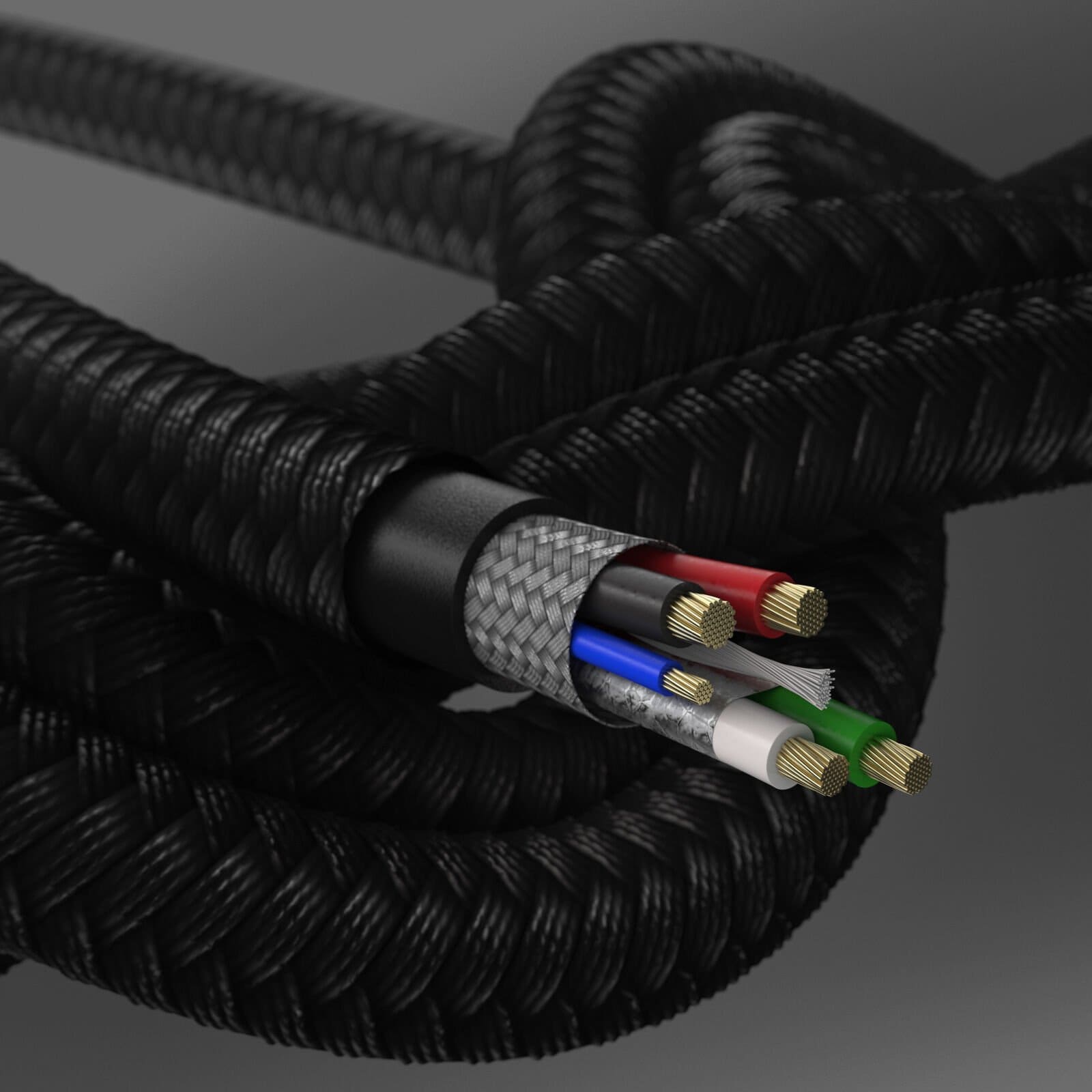 USB-C til Lightning Premium Fast Charge kabel 2 m, Svart