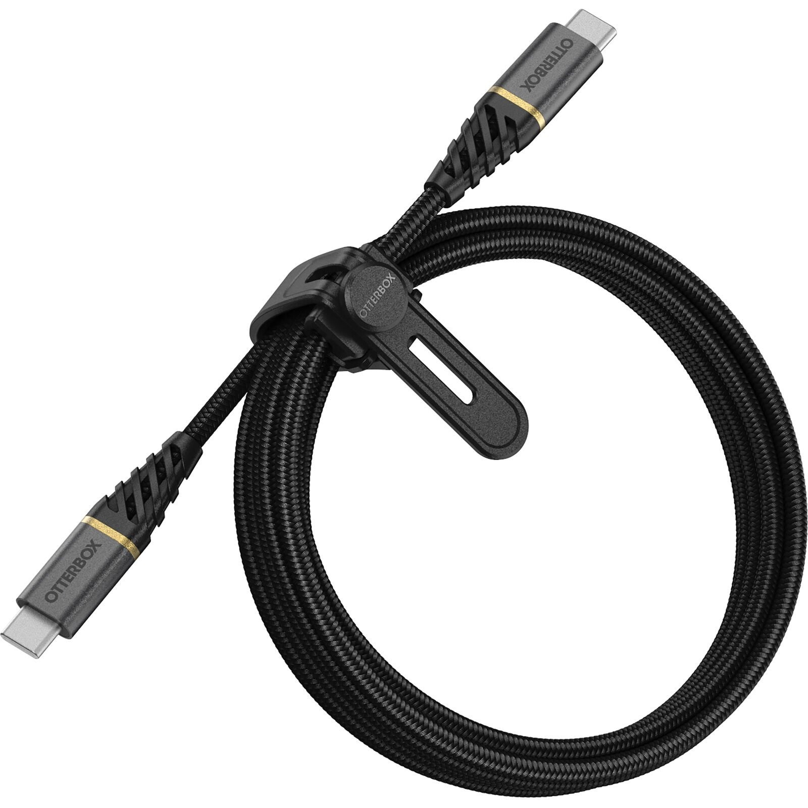 USB-C til USB-C Premium Fast Charge kabel 2m, Svart