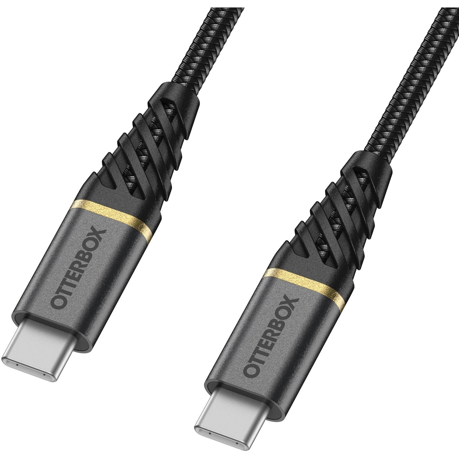 USB-C til USB-C Premium Fast Charge kabel 2m, Svart