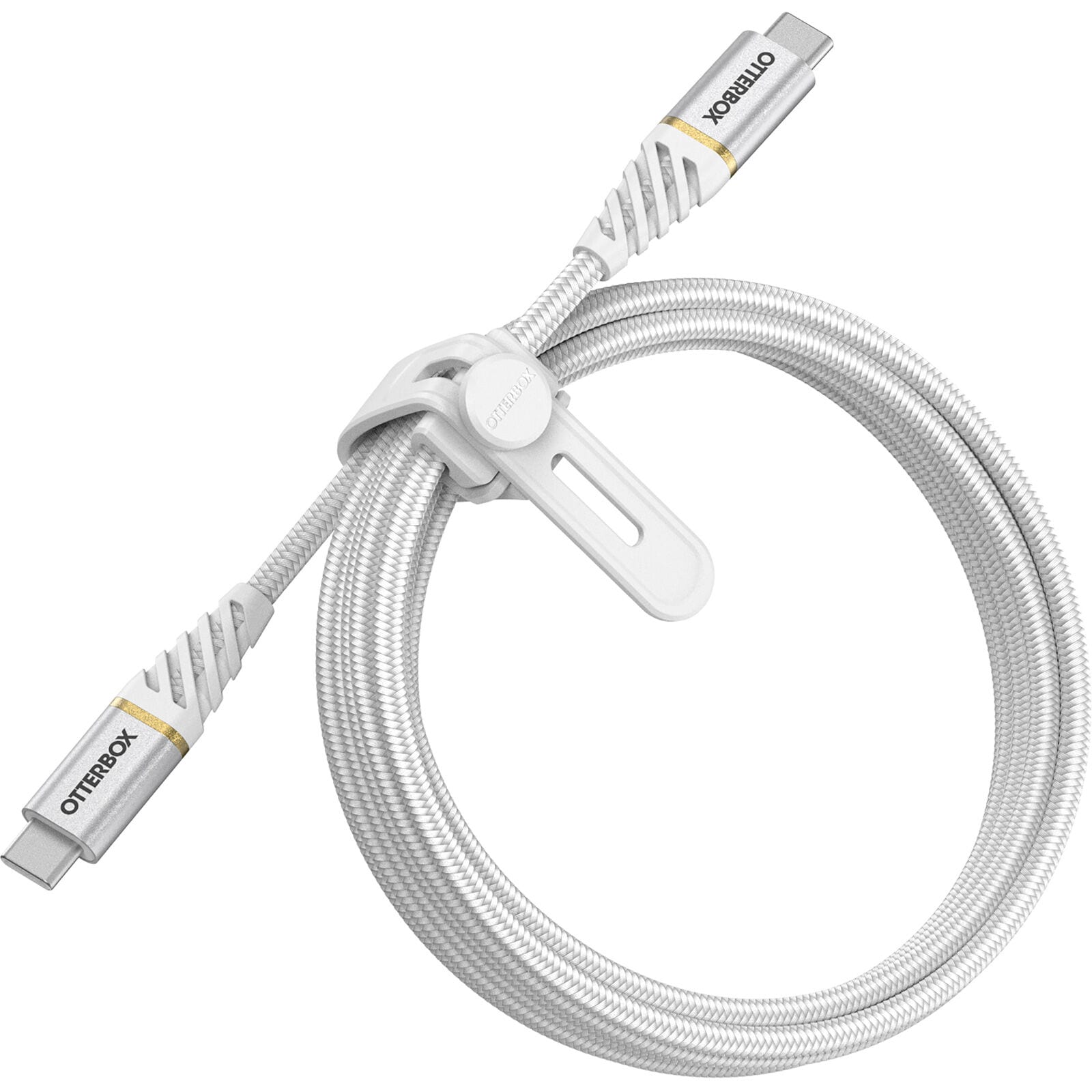 USB-C til USB-C Premium Fast Charge kabel 3m, Hvit
