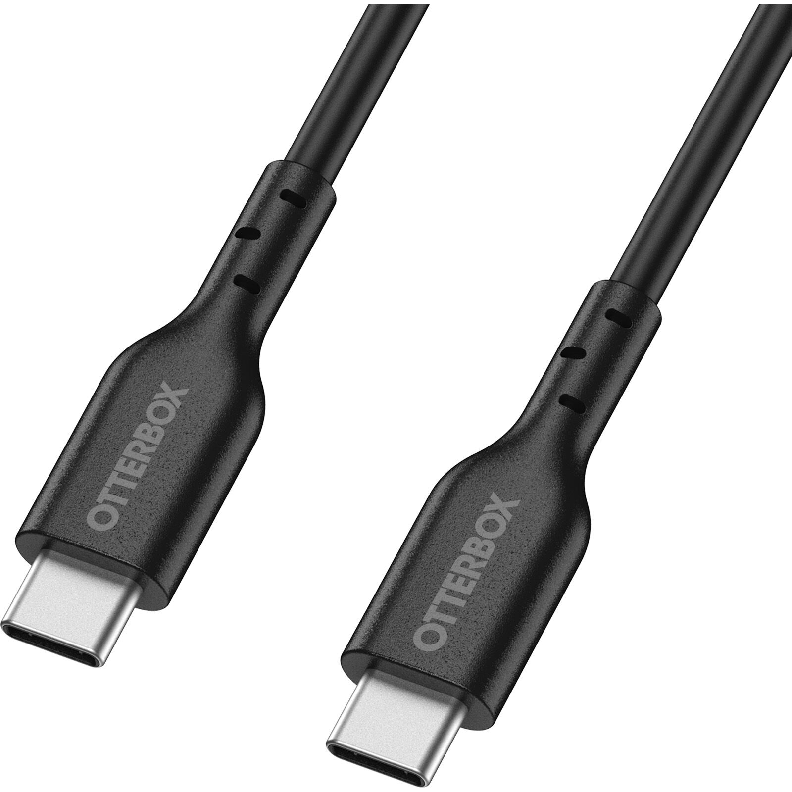 USB-C til USB-C Standard Fast Charge kabel 2m, Svart
