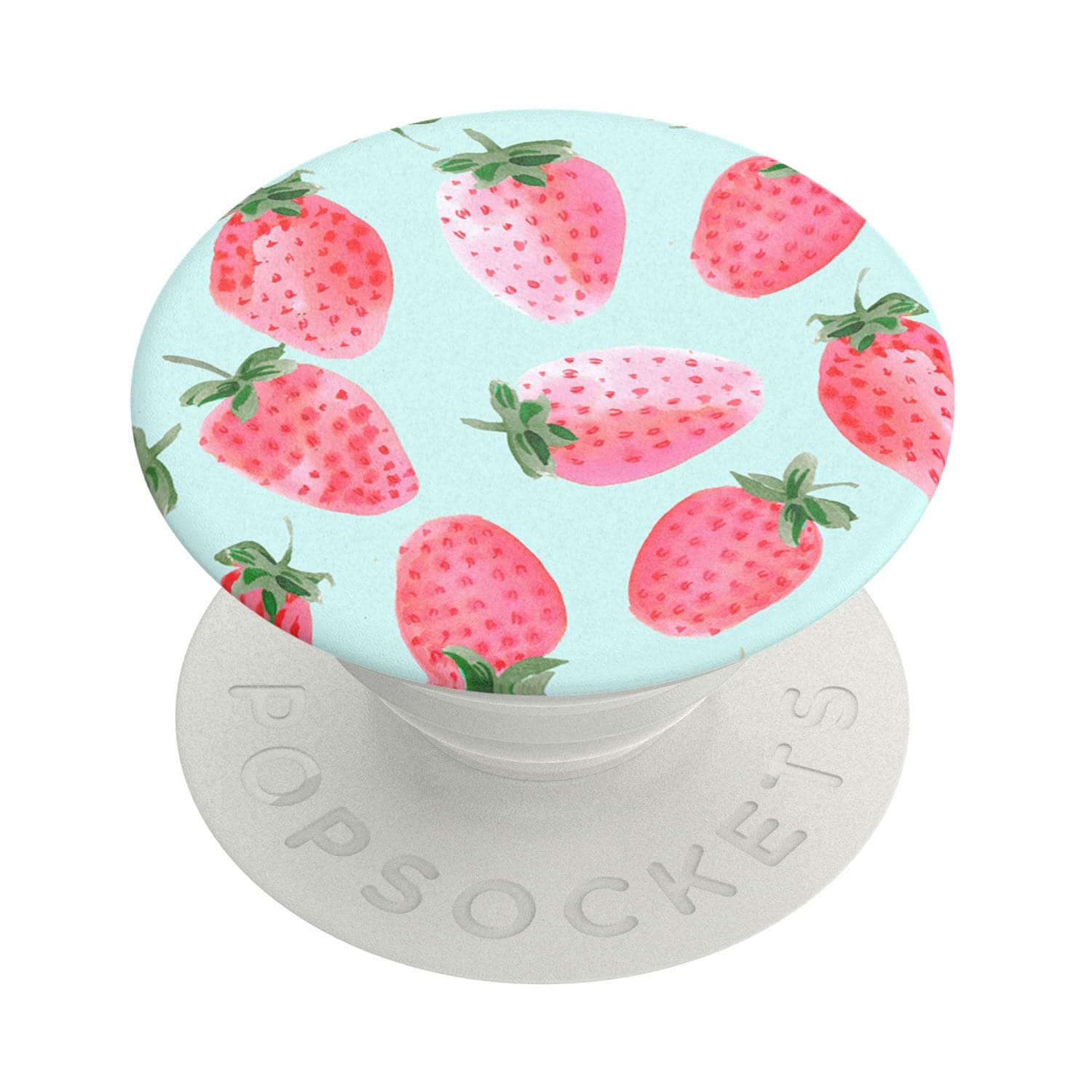 PopGrip Mobilholder / stativ med avtakbar topp, Strawberry Rain