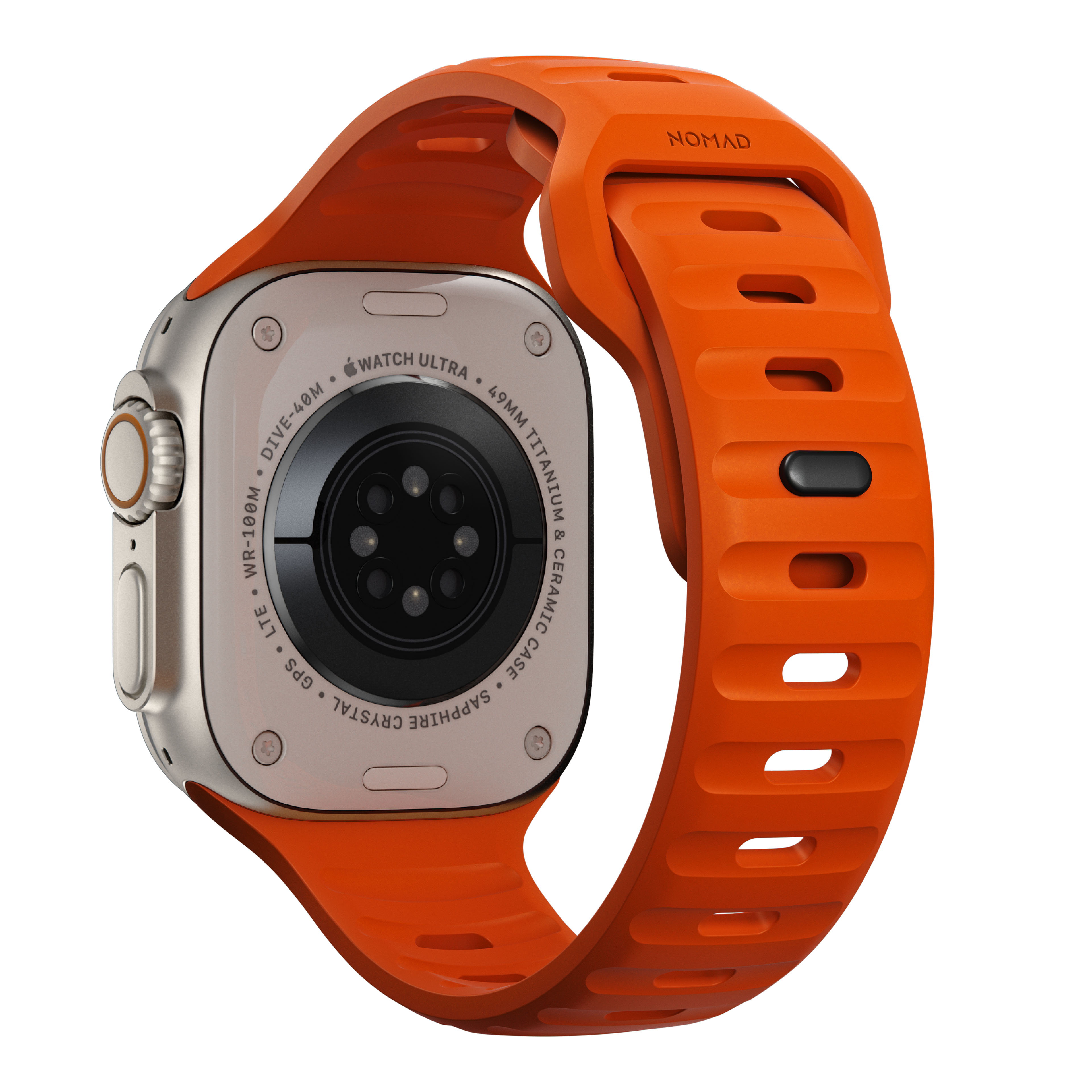 Apple Watch Series 4-6 44mm Reim - Sport Band Ultra Orange