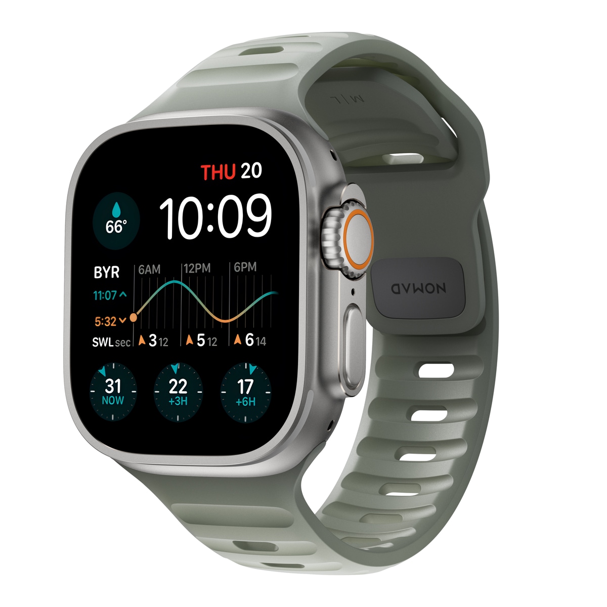Apple Watch Series 9 45mm Reim - Sport Band Coastal Rock