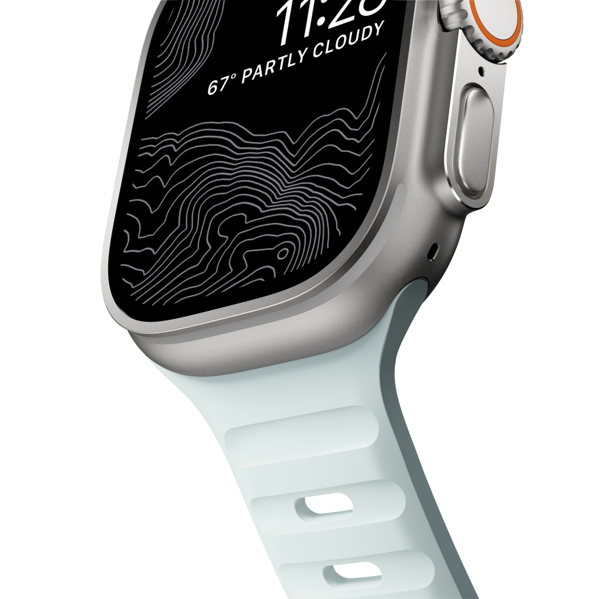 Apple Watch Ultra 49mm 1st Gen Reim - Sport Band Icy Blue Glow - Limited edition