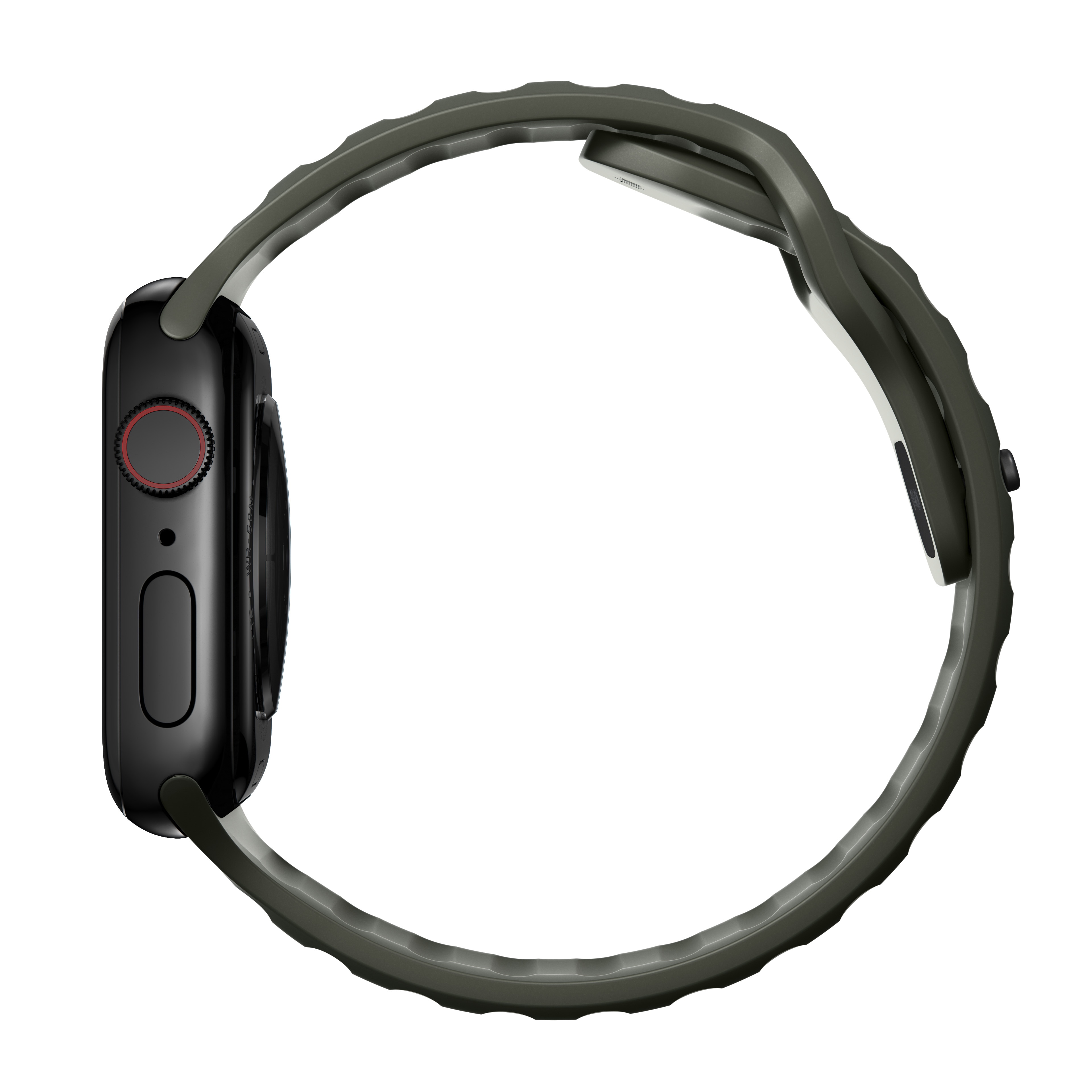Apple Watch Series 4-6 44mm Reim - Sport Band Ash Green