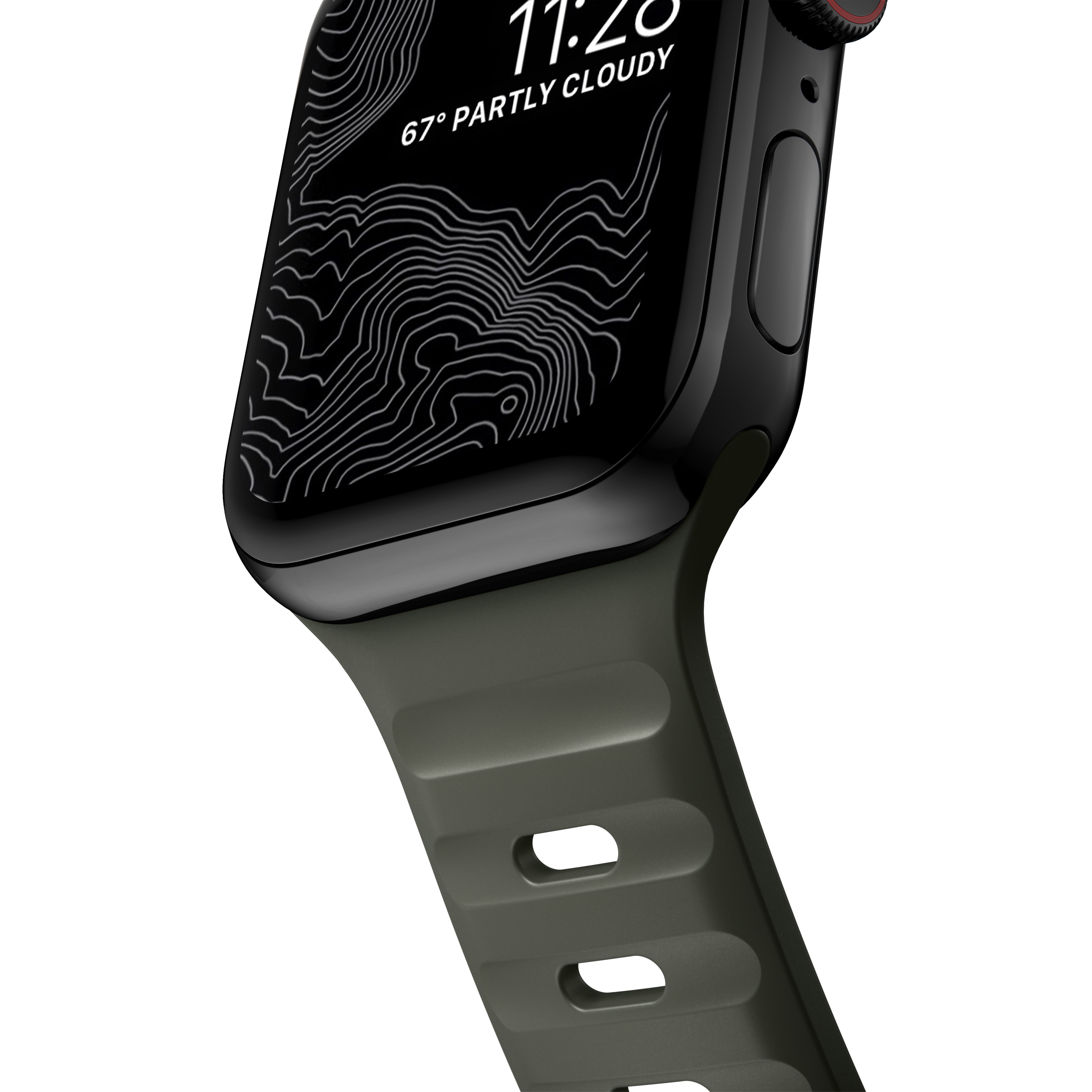 Apple Watch Series 9 41mm Reim - Sport Band Ash Green