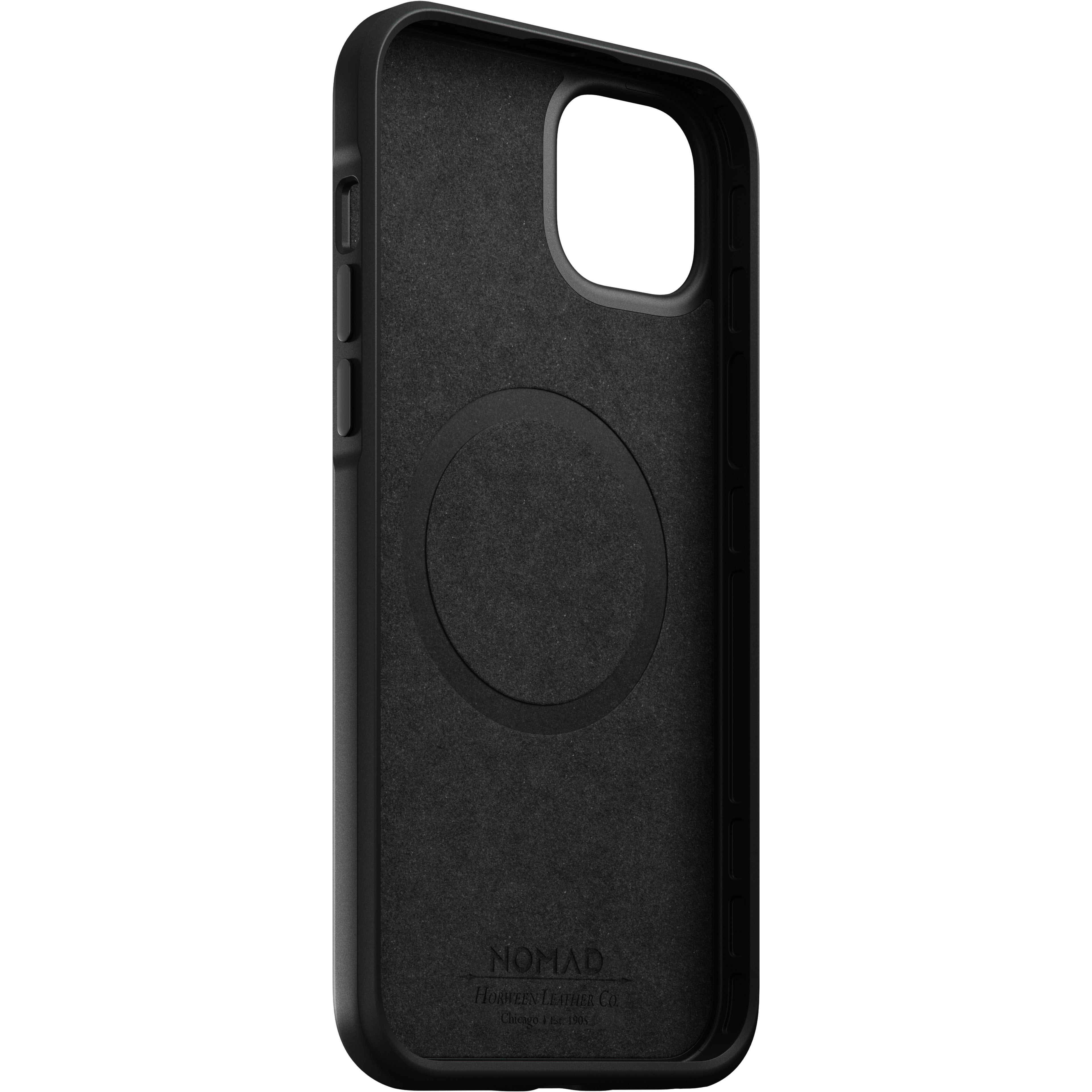 iPhone 14 Plus MagSafe Deksel - Modern Leather Black