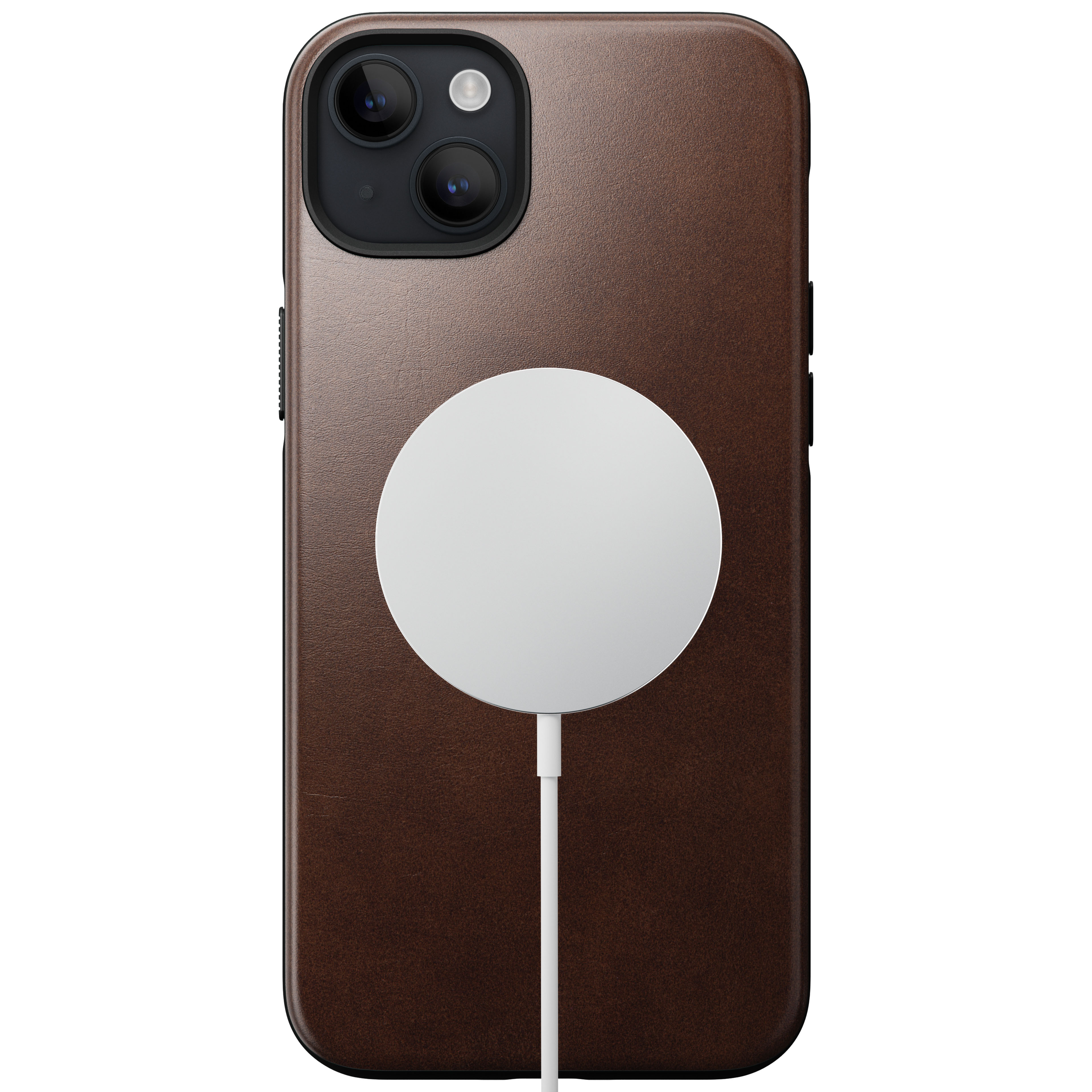 iPhone 14 Plus MagSafe Deksel - Modern Leather Brown