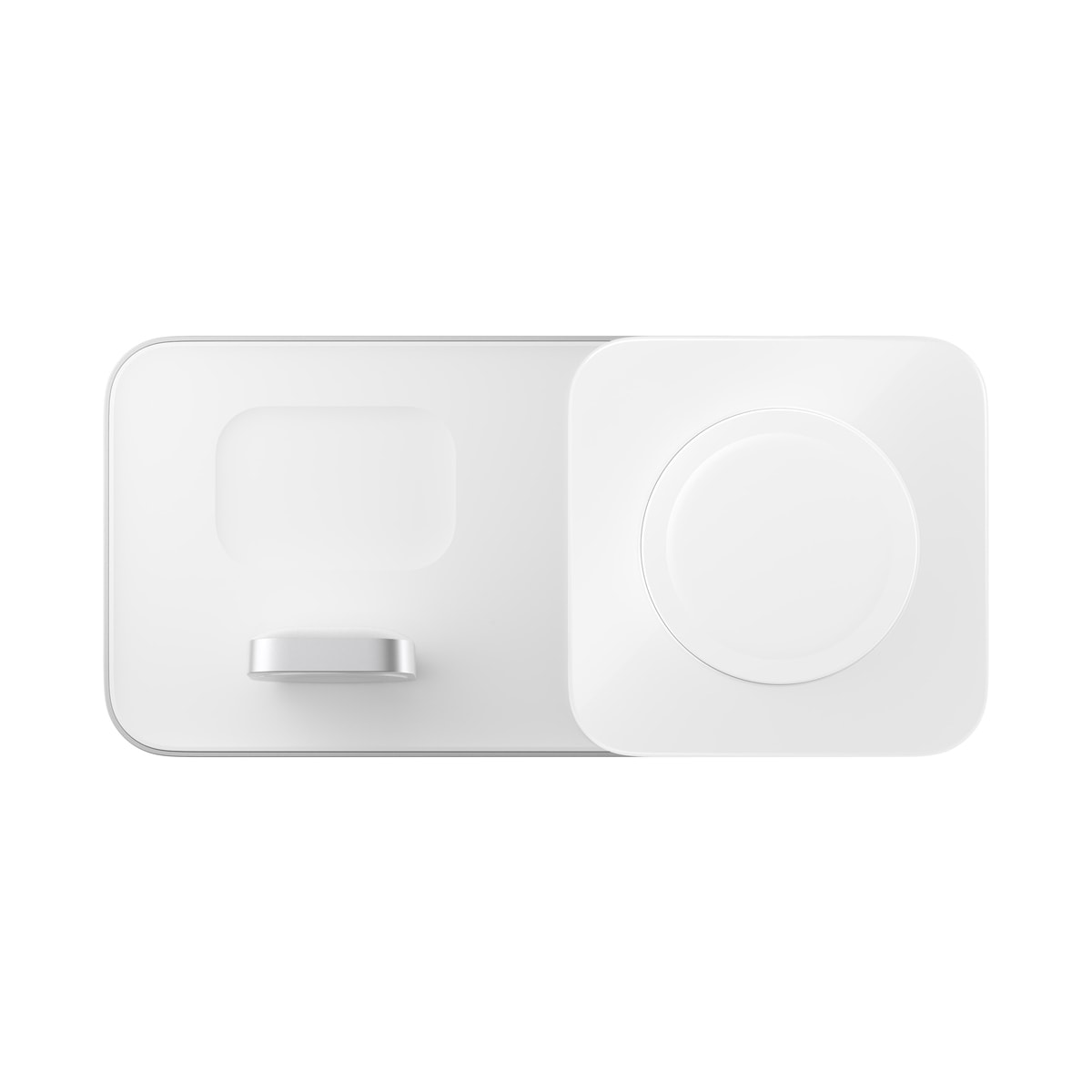 Base One Max 3-i-1 MagSafe Ladestasjon, Silver
