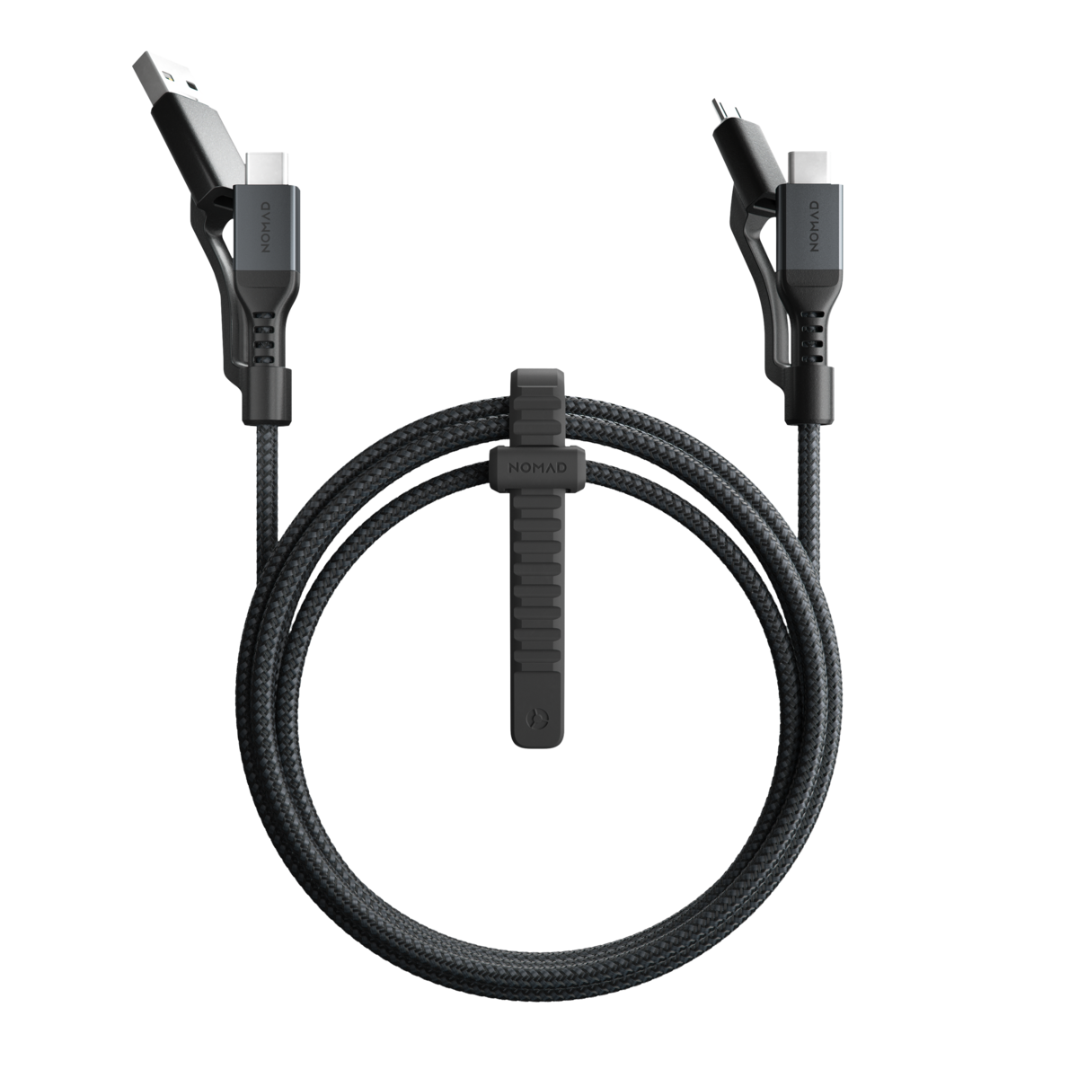 Kabel Kevlar Universal USB-C 1,5 m Svart