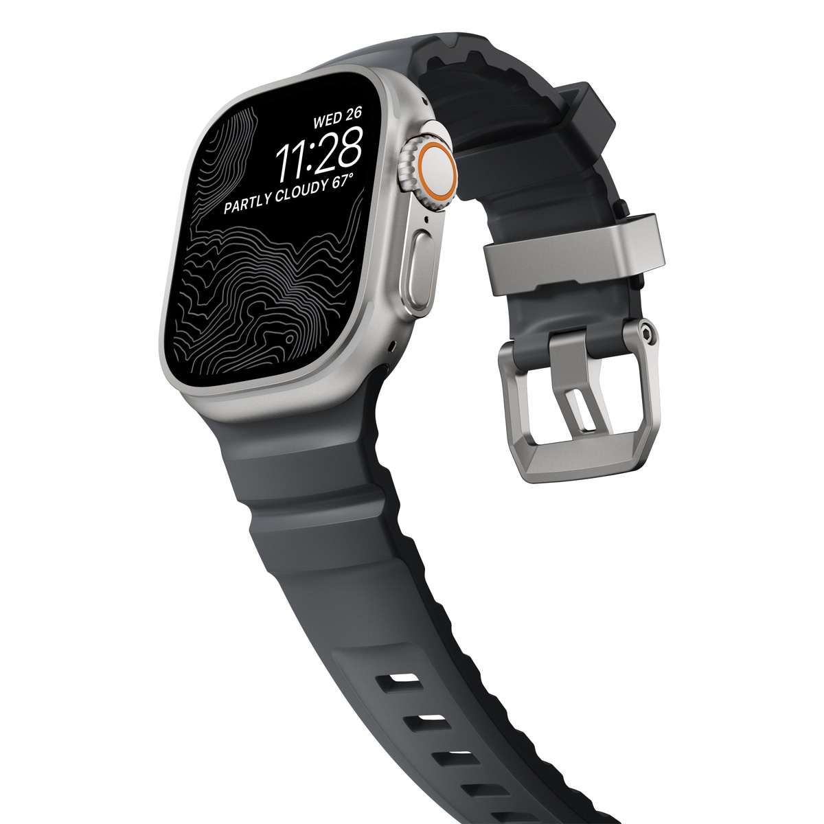 Apple Watch Series 8 45mm Reim Rocky Point (Natural Hardware) Storm