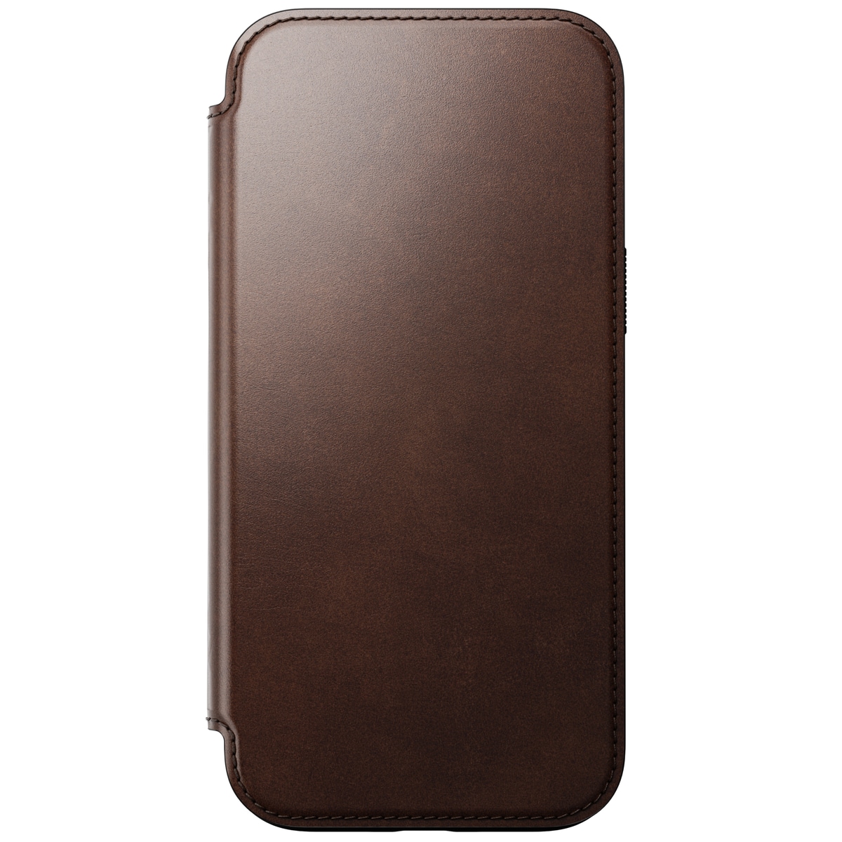 iPhone 16 Pro Max Skinnetui MagSafe - Modern Horween Leather Folio Rustic Brown