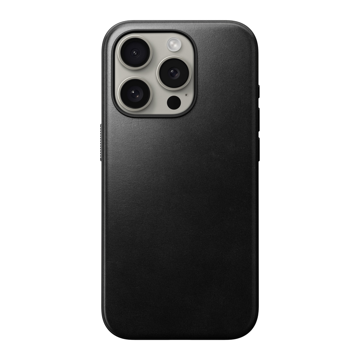 iPhone 15 Pro Skinnetui MagSafe - Modern Horween Leather Black