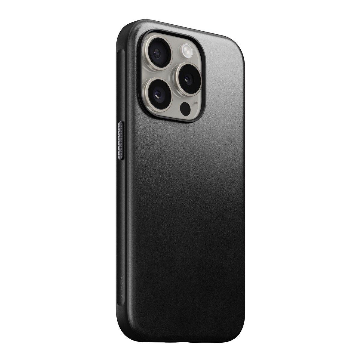 iPhone 15 Pro Skinnetui MagSafe - Modern Horween Leather Black