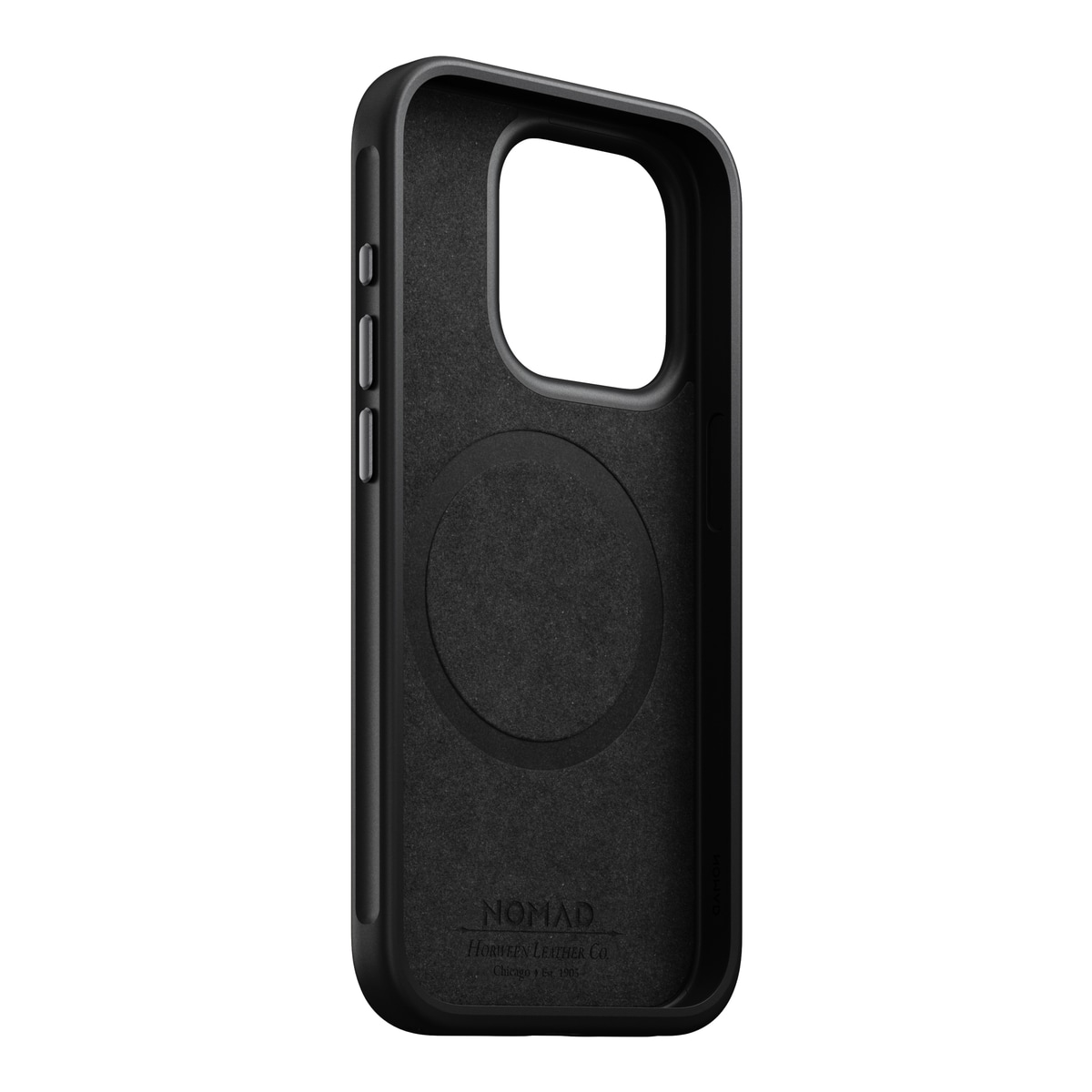 iPhone 15 Pro Skinnetui MagSafe - Modern Horween Leather Black