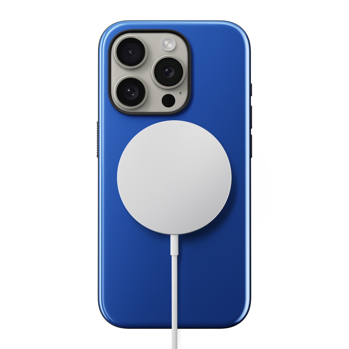 iPhone 15 Pro Sport Deksel MagSafe Super Blue