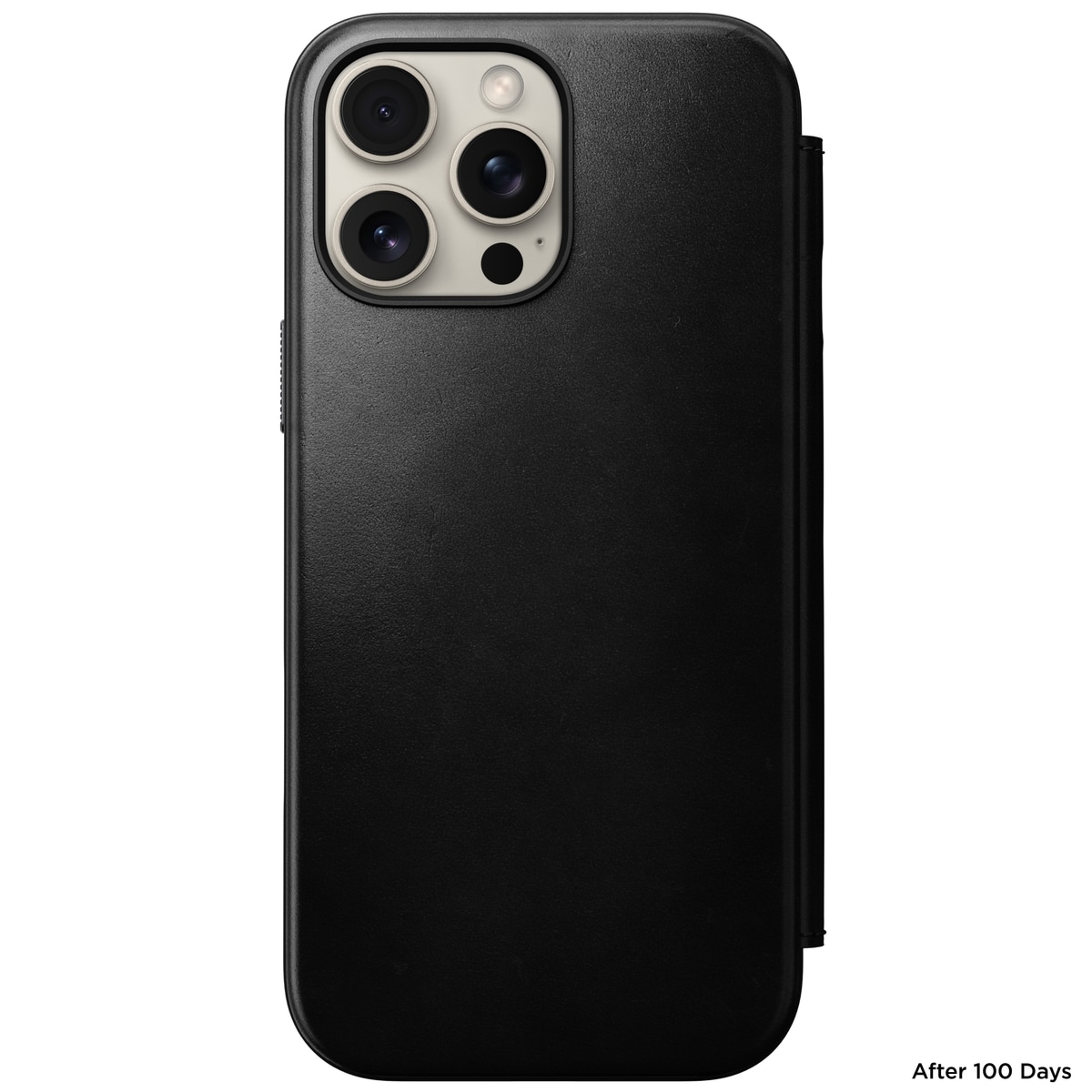 iPhone 16 Pro Max Skinnetui MagSafe - Modern Horween Leather Folio Black