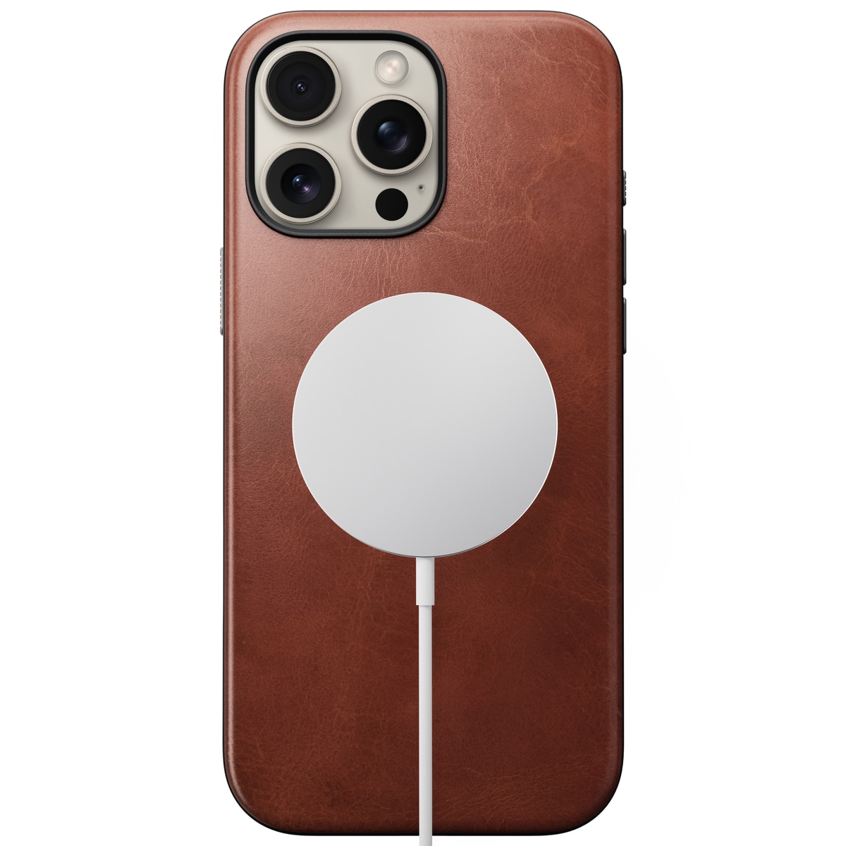 iPhone 16 Pro Max Skinnetui MagSafe - Modern Horween Leather Olde Dublin