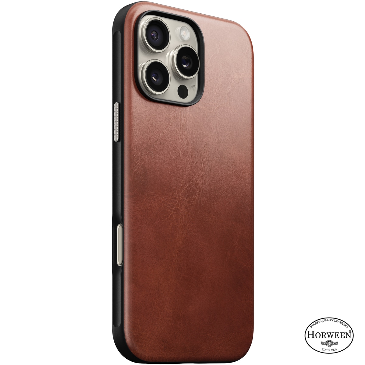 iPhone 16 Pro Max Skinnetui MagSafe - Modern Horween Leather Olde Dublin