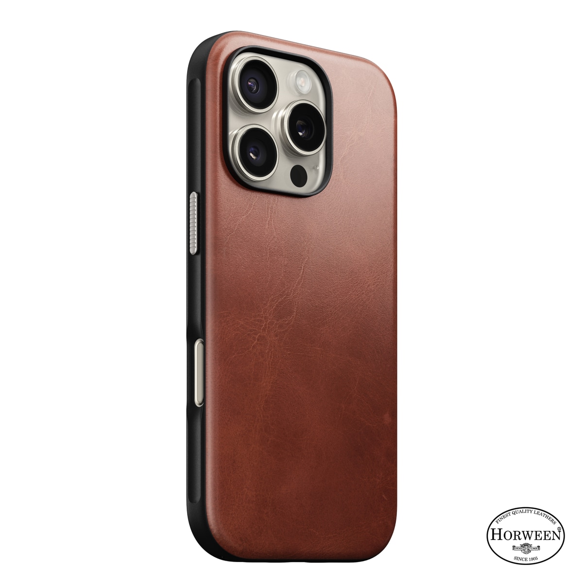 iPhone 16 Pro Skinnetui MagSafe - Modern Horween Leather Olde Dublin