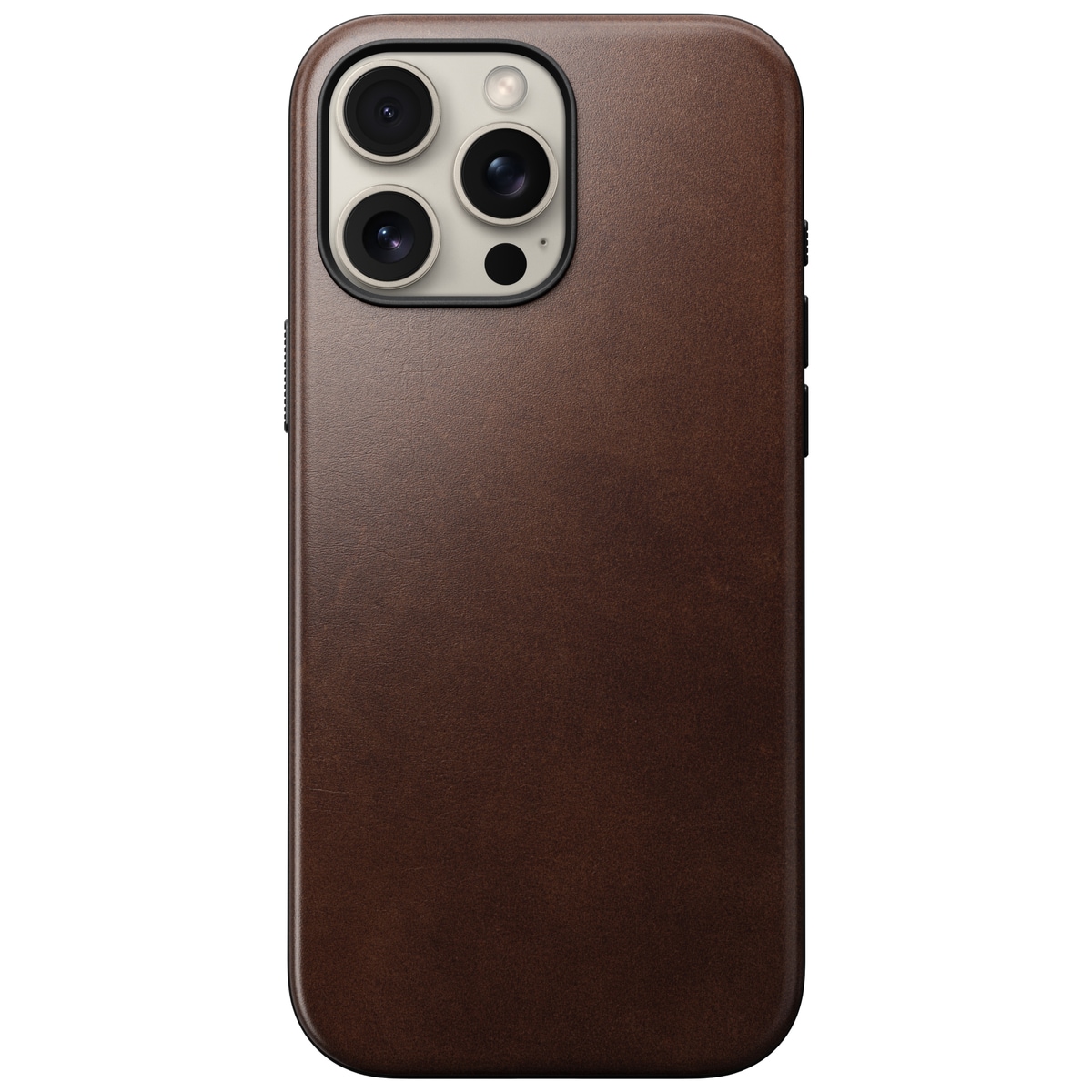 iPhone 16 Pro Max Skinnetui MagSafe - Modern Horween Leather Rustic Brown