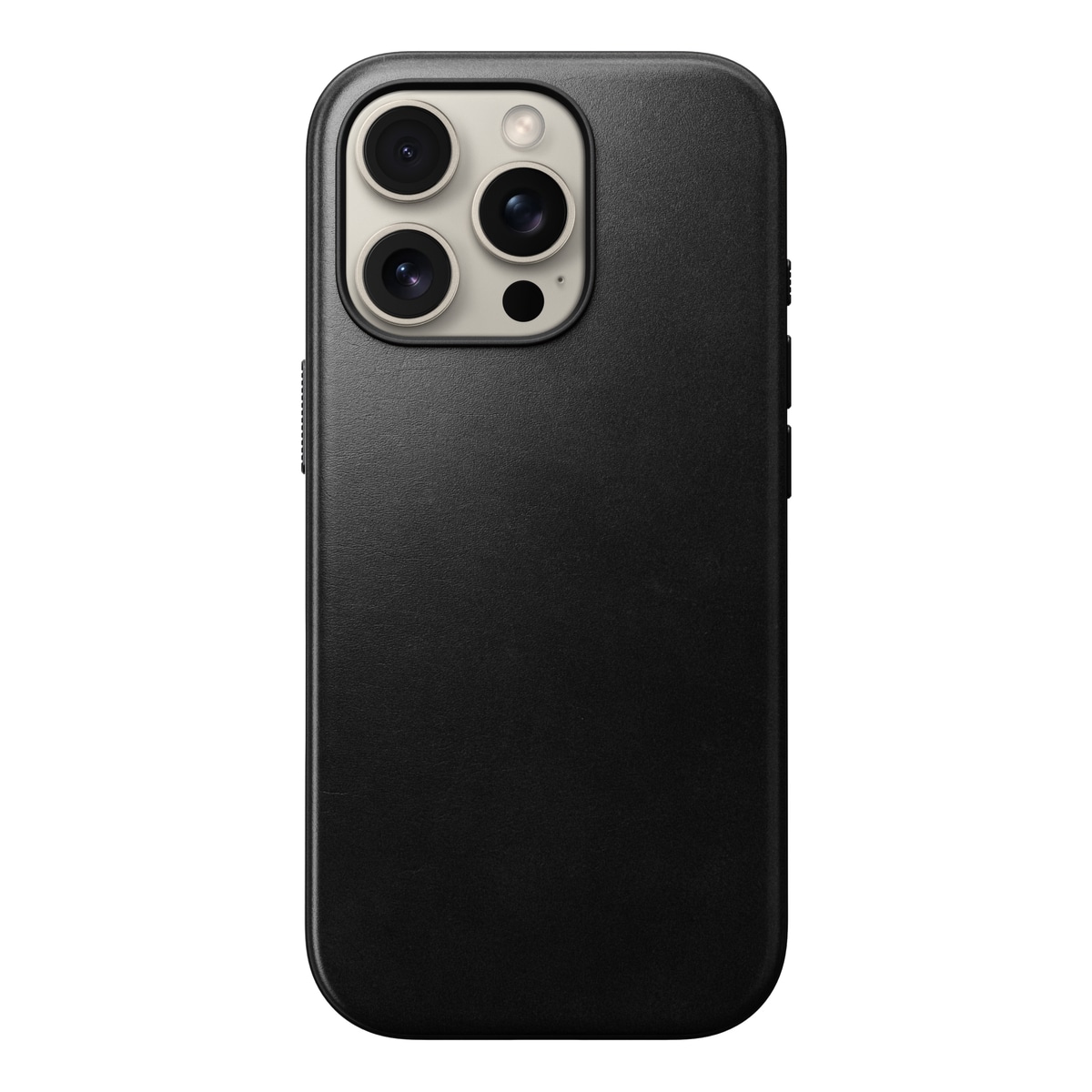 iPhone 16 Pro Max Skinnetui MagSafe - Modern Horween Leather Black
