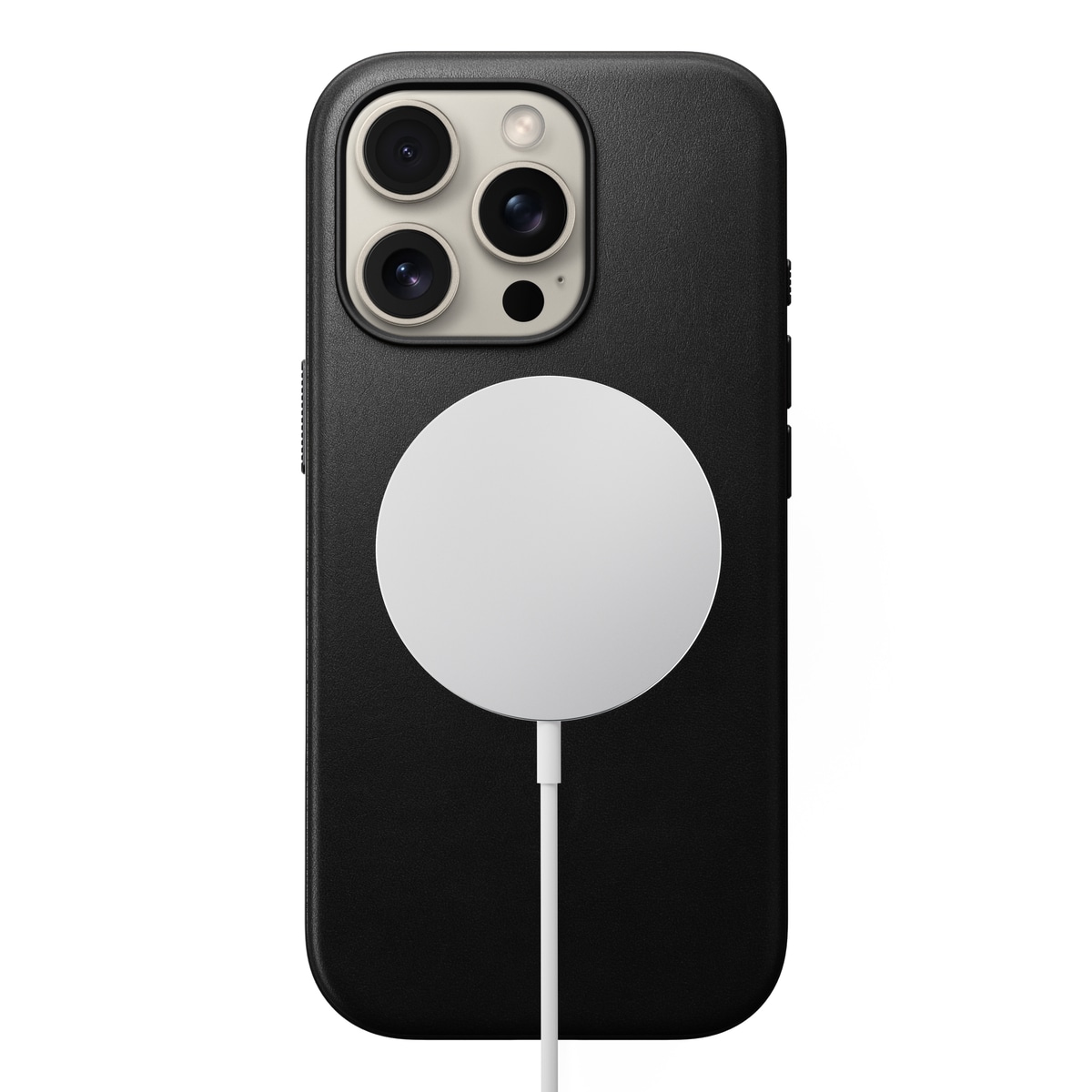 iPhone 16 Pro MagSafe Deksel - Modern Leather Black