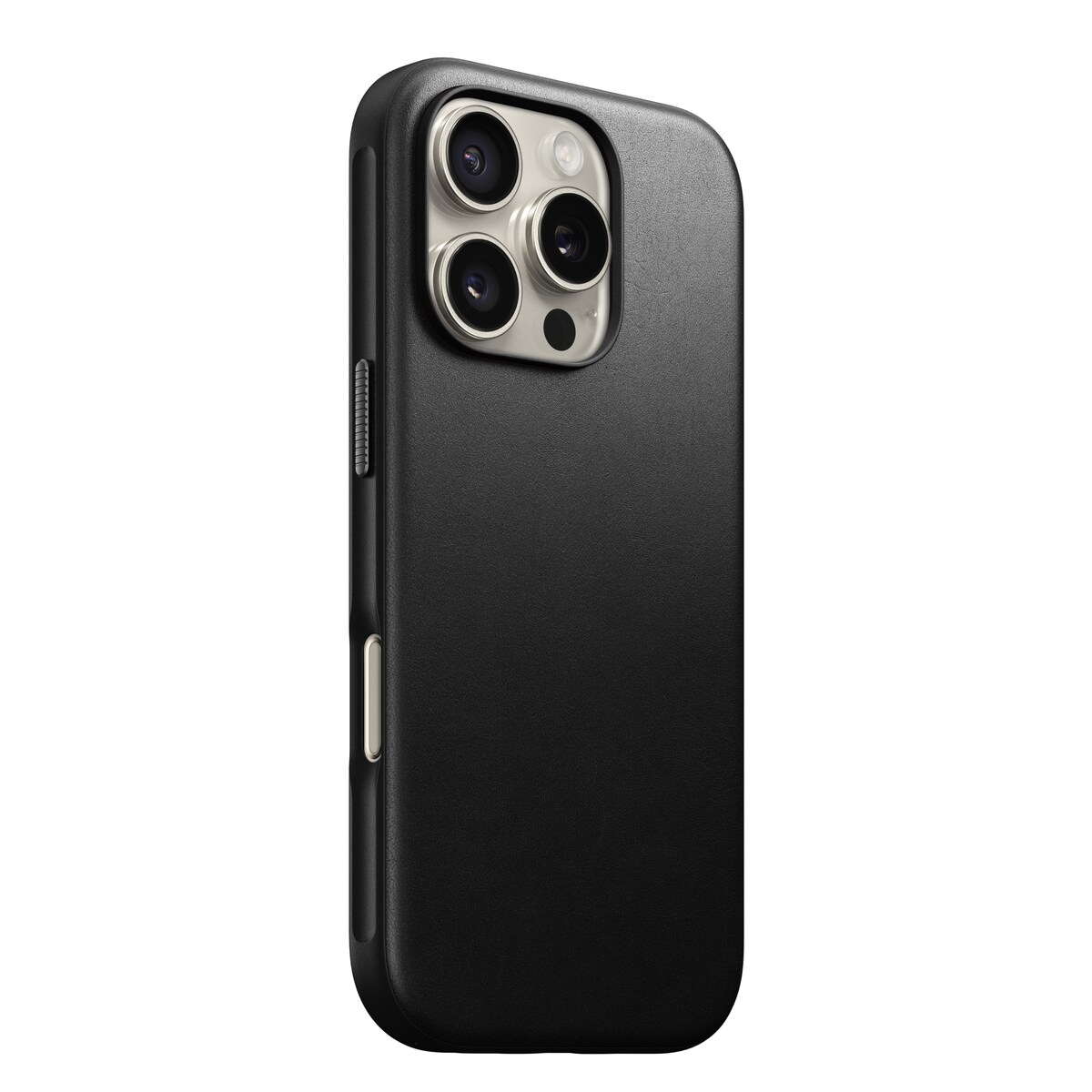 iPhone 16 Pro MagSafe Deksel - Modern Leather Black