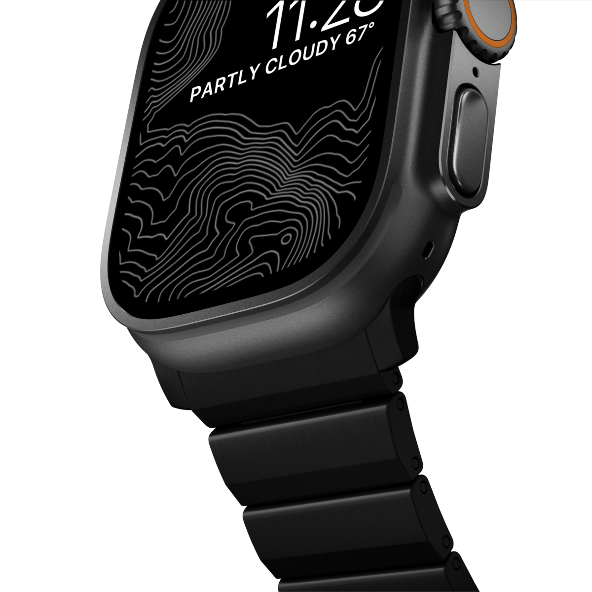 Apple Watch Ultra 49mm 2nd Gen Titanium reim, Svart