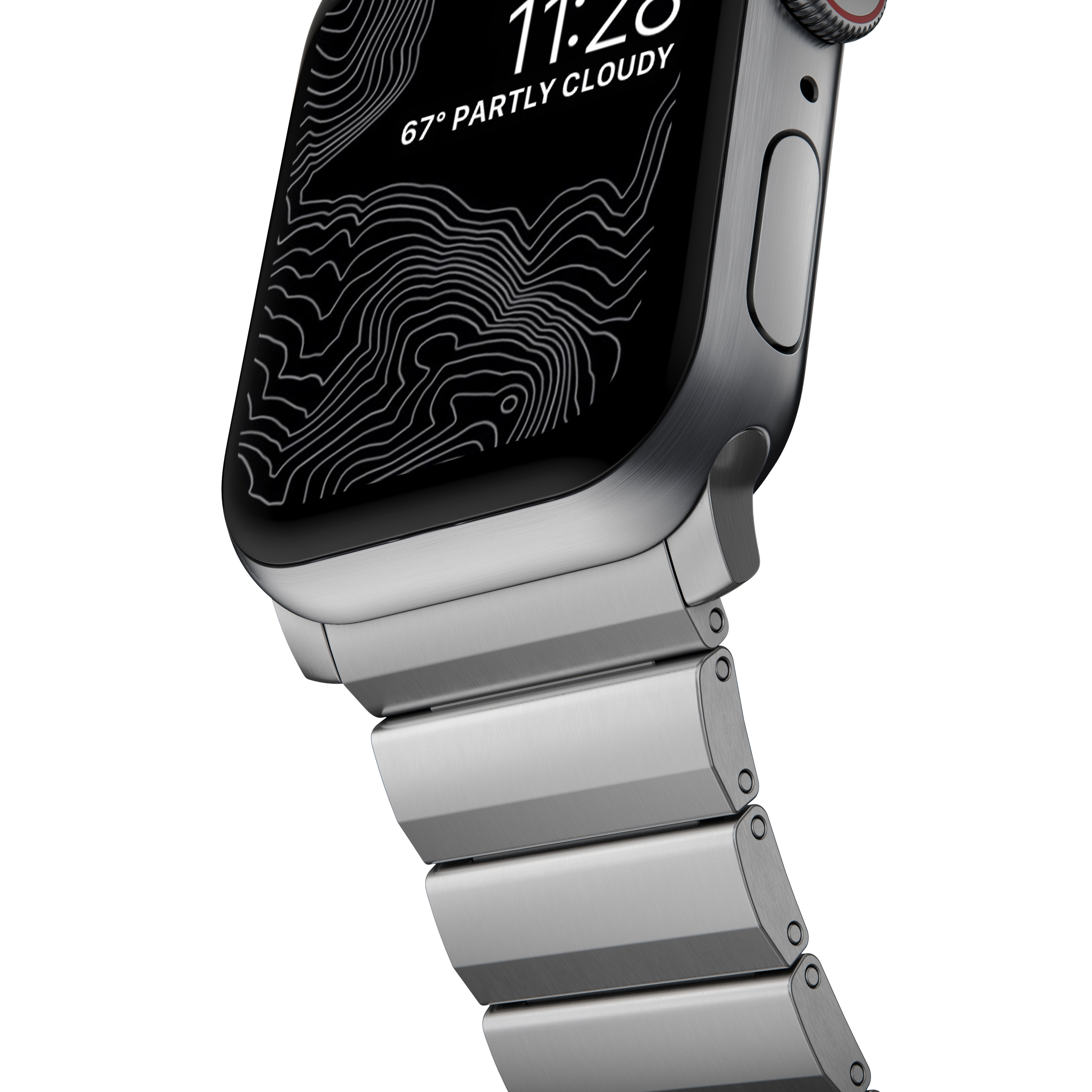 Apple Watch Series 9 41mm Titanium reim, Sølv