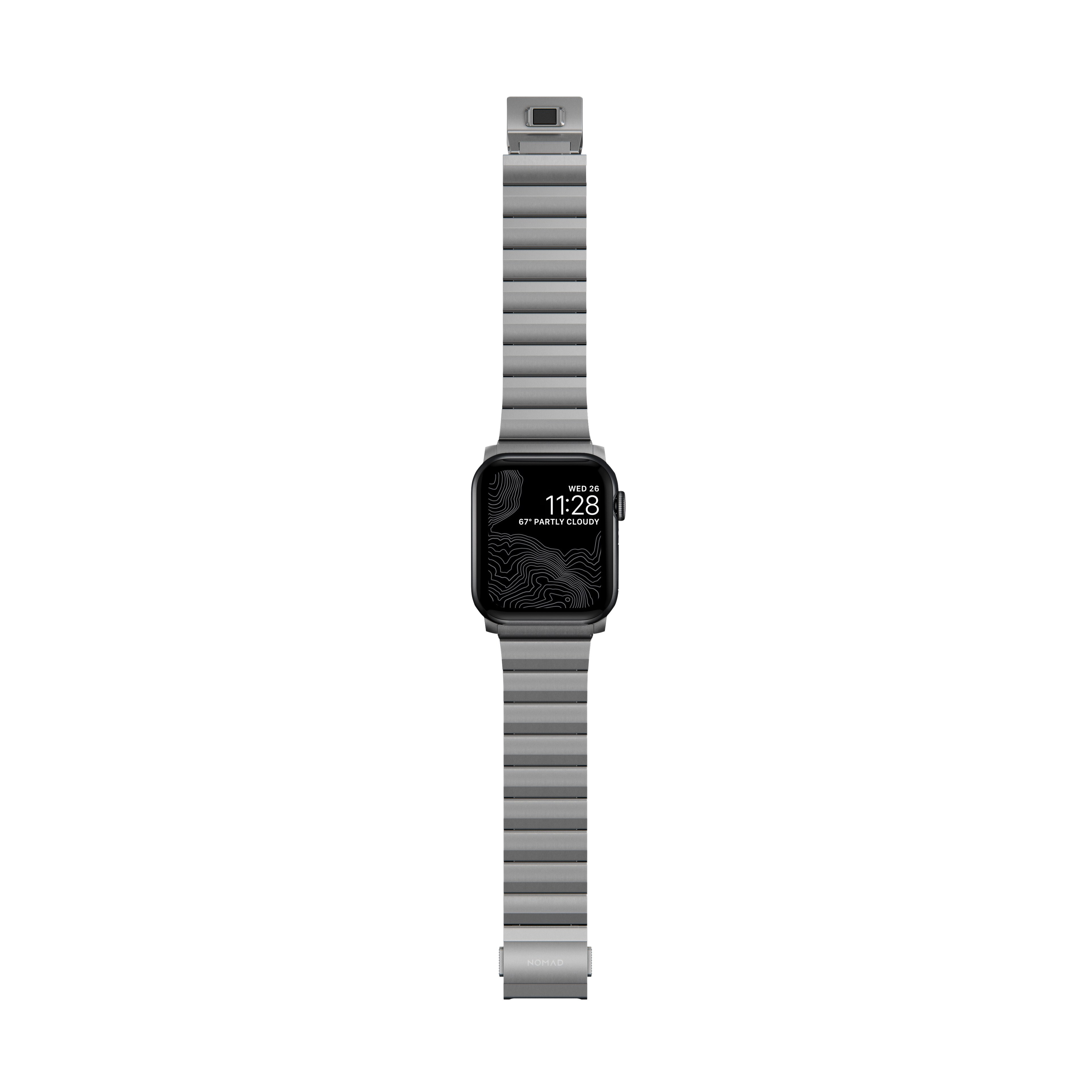 Apple Watch Series 9 41mm Titanium reim, Sølv