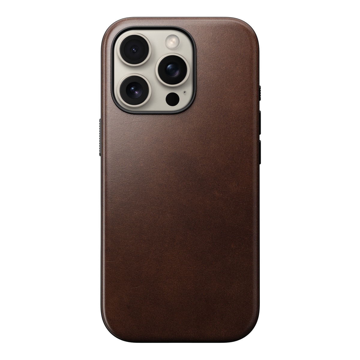 iPhone 16 Pro Skinnetui MagSafe - Modern Horween Leather Rustic Brown
