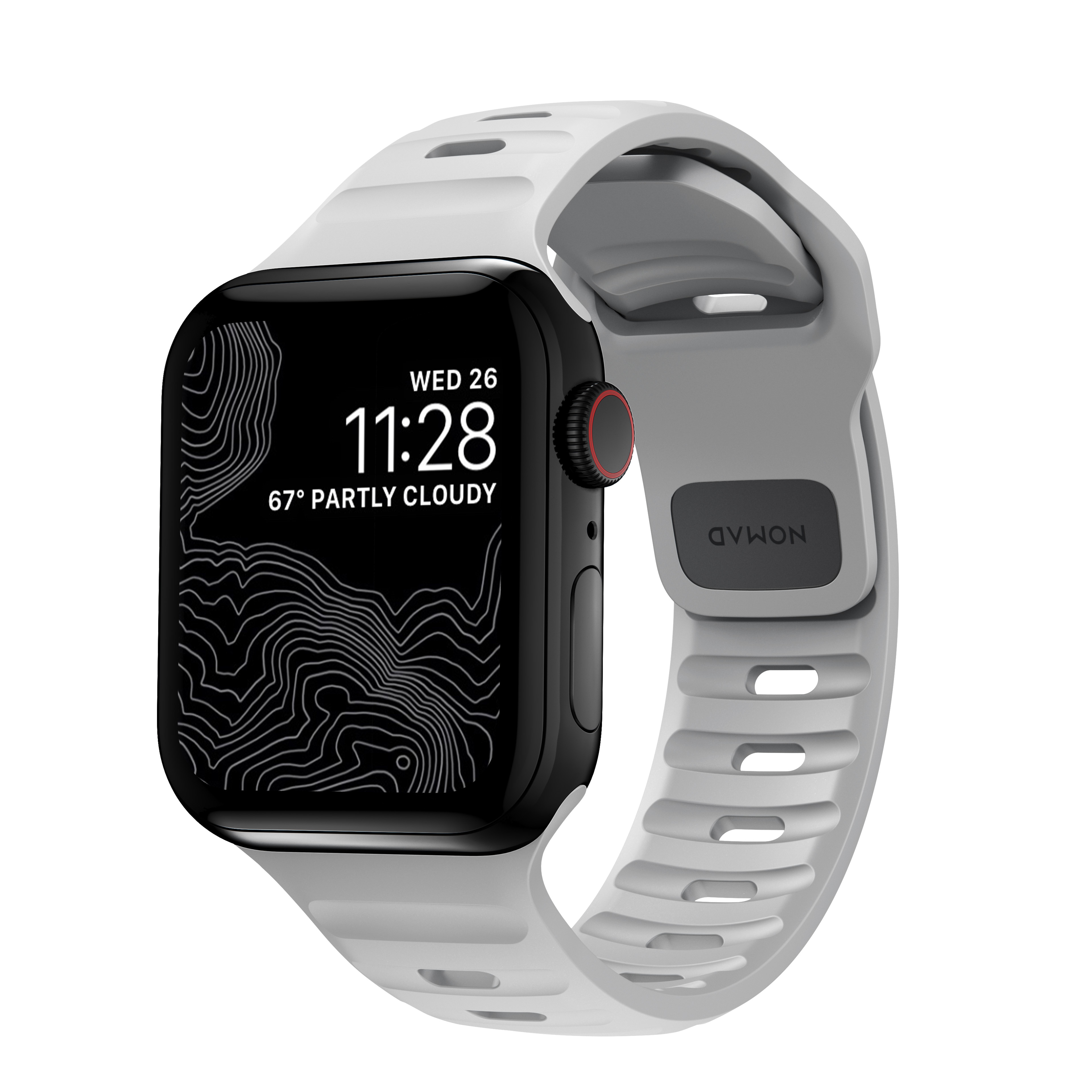 Apple Watch Series 8 45mm Reim - Sport Band Lunar Gray
