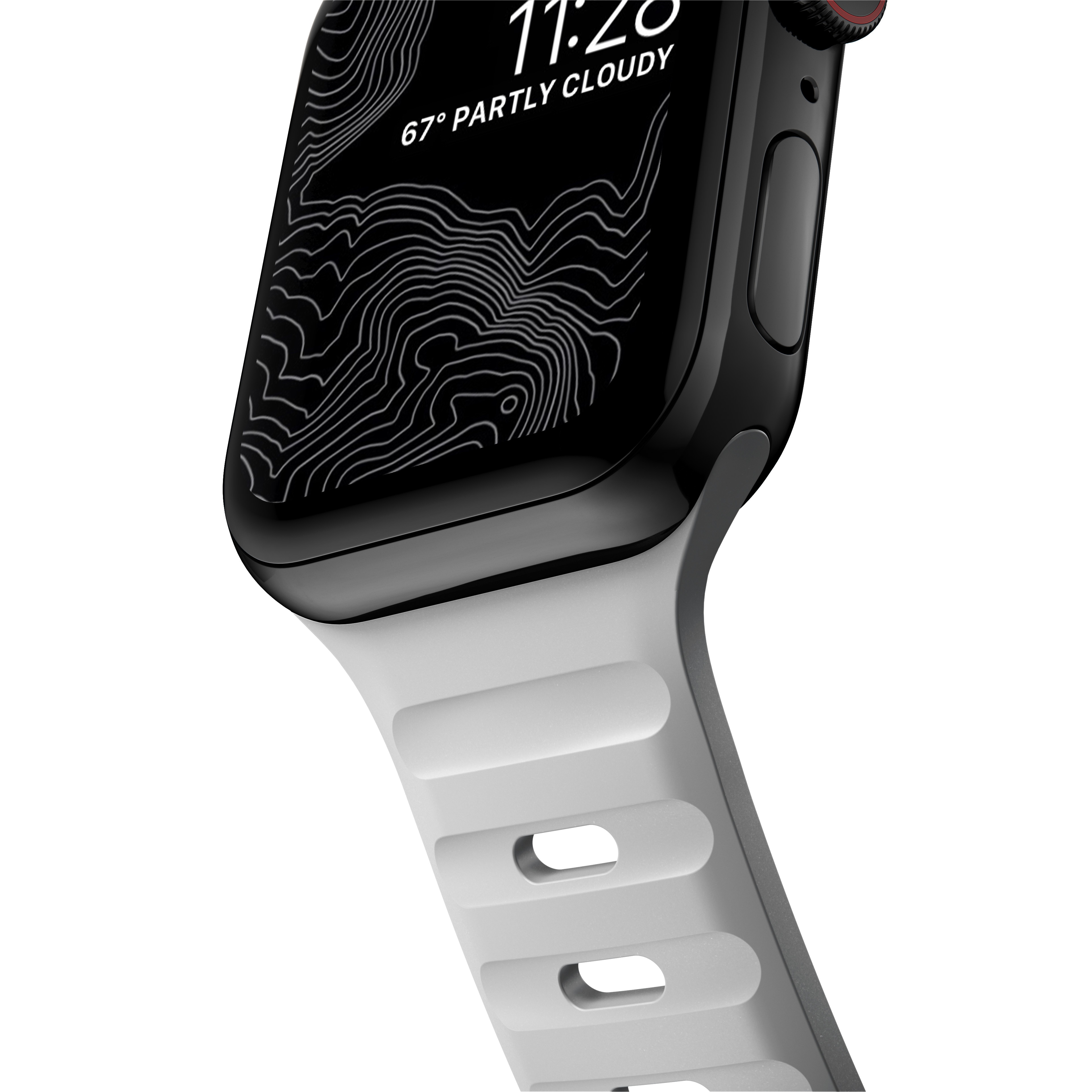 Apple Watch Series 8 45mm Reim - Sport Band Lunar Gray