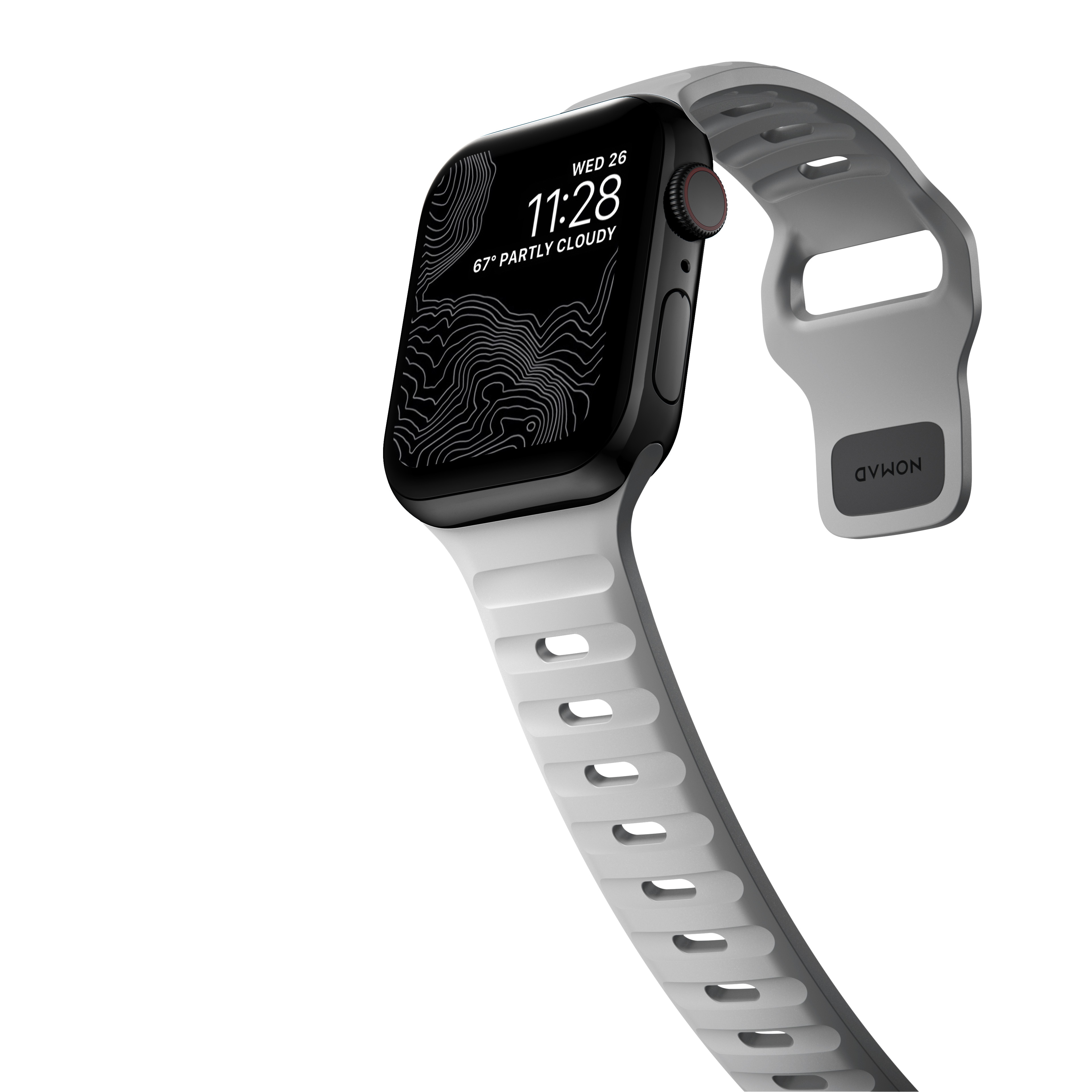 Apple Watch Series 8 45mm Reim - Sport Band Lunar Gray