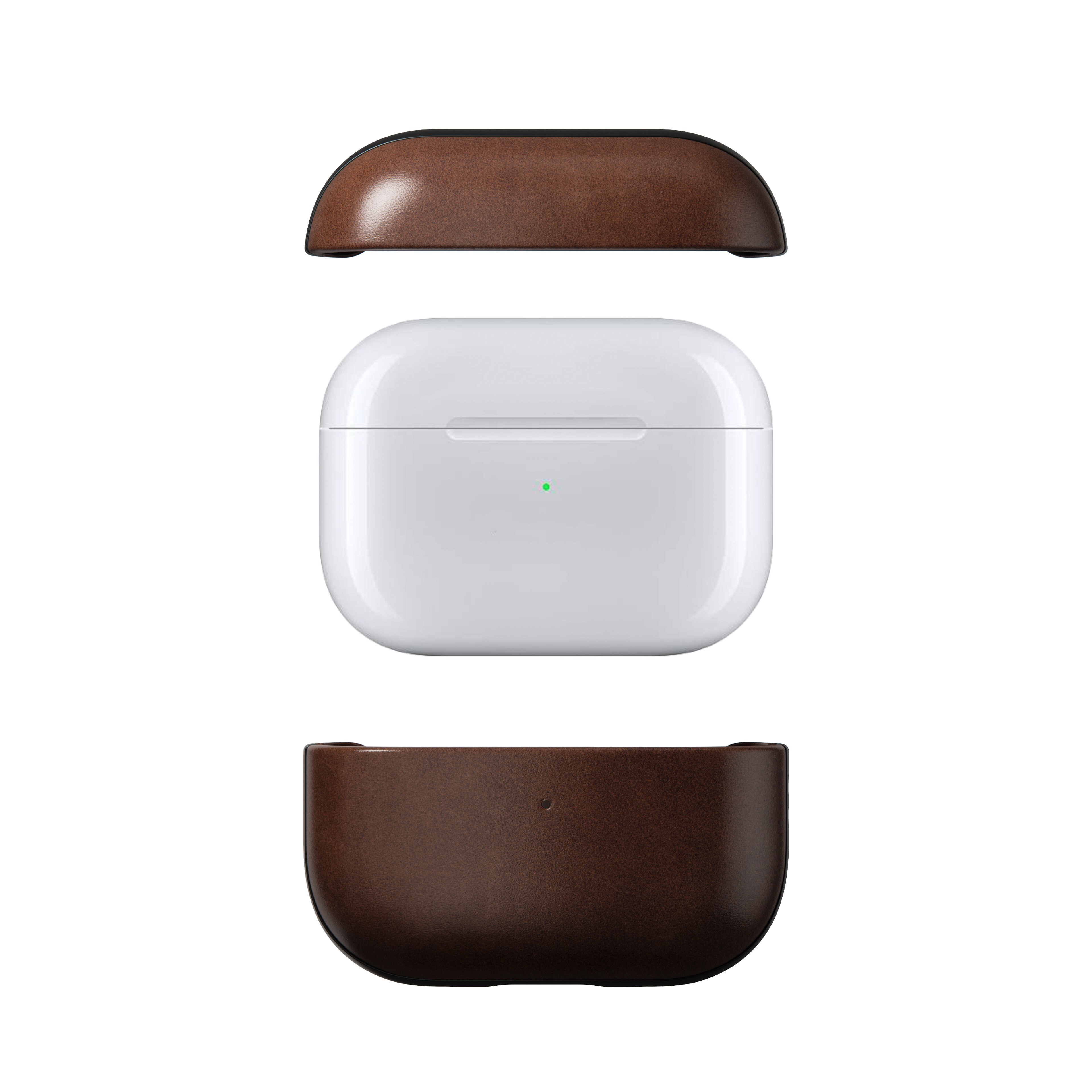 Apple AirPods Pro 2 Skinnetui - Modern Case Horween Leather, Rustic Brown