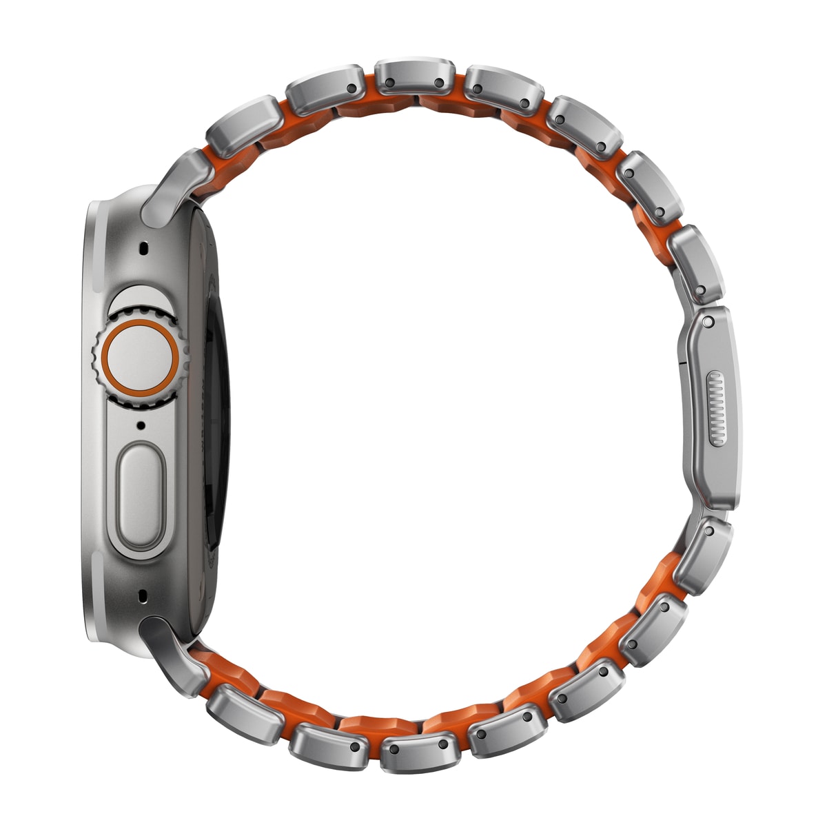 Apple Watch Series 7 45mm Titanium reim, Sølv