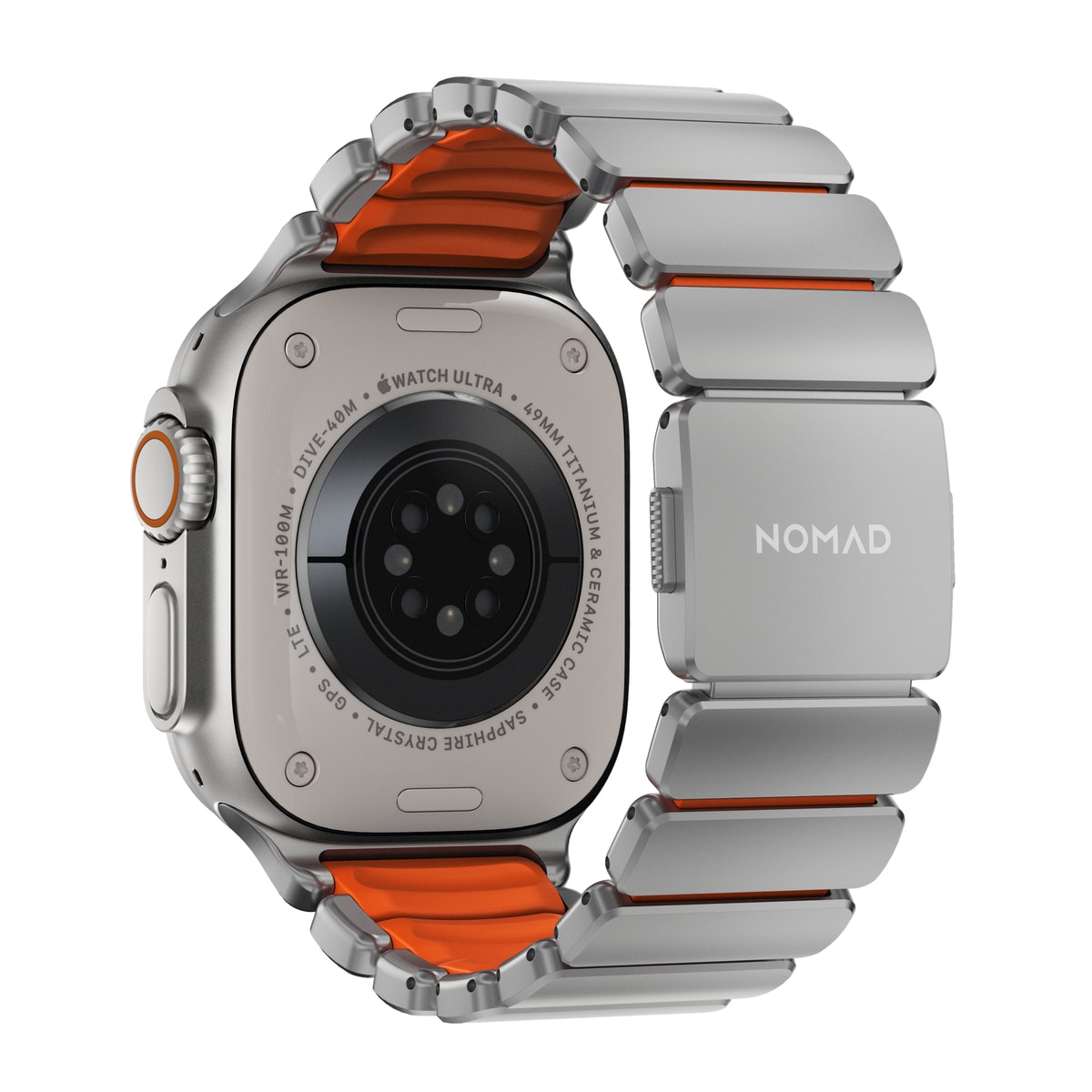 Apple Watch Series 7 45mm Titanium reim, Sølv