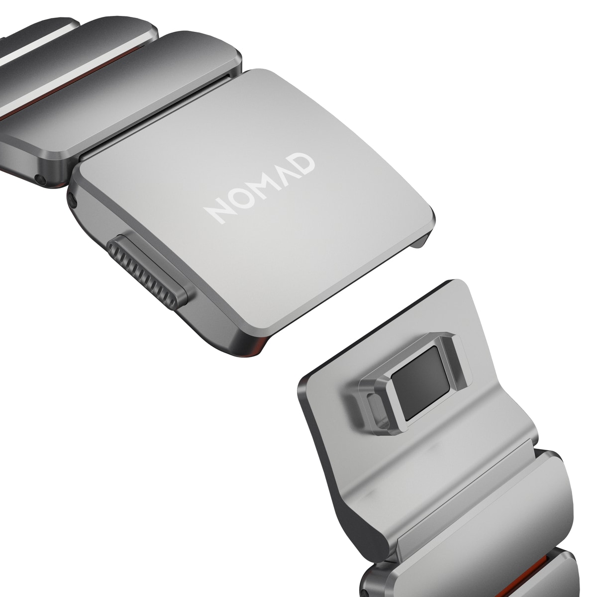 Apple Watch Series 7 45mm Titanium reim, Sølv