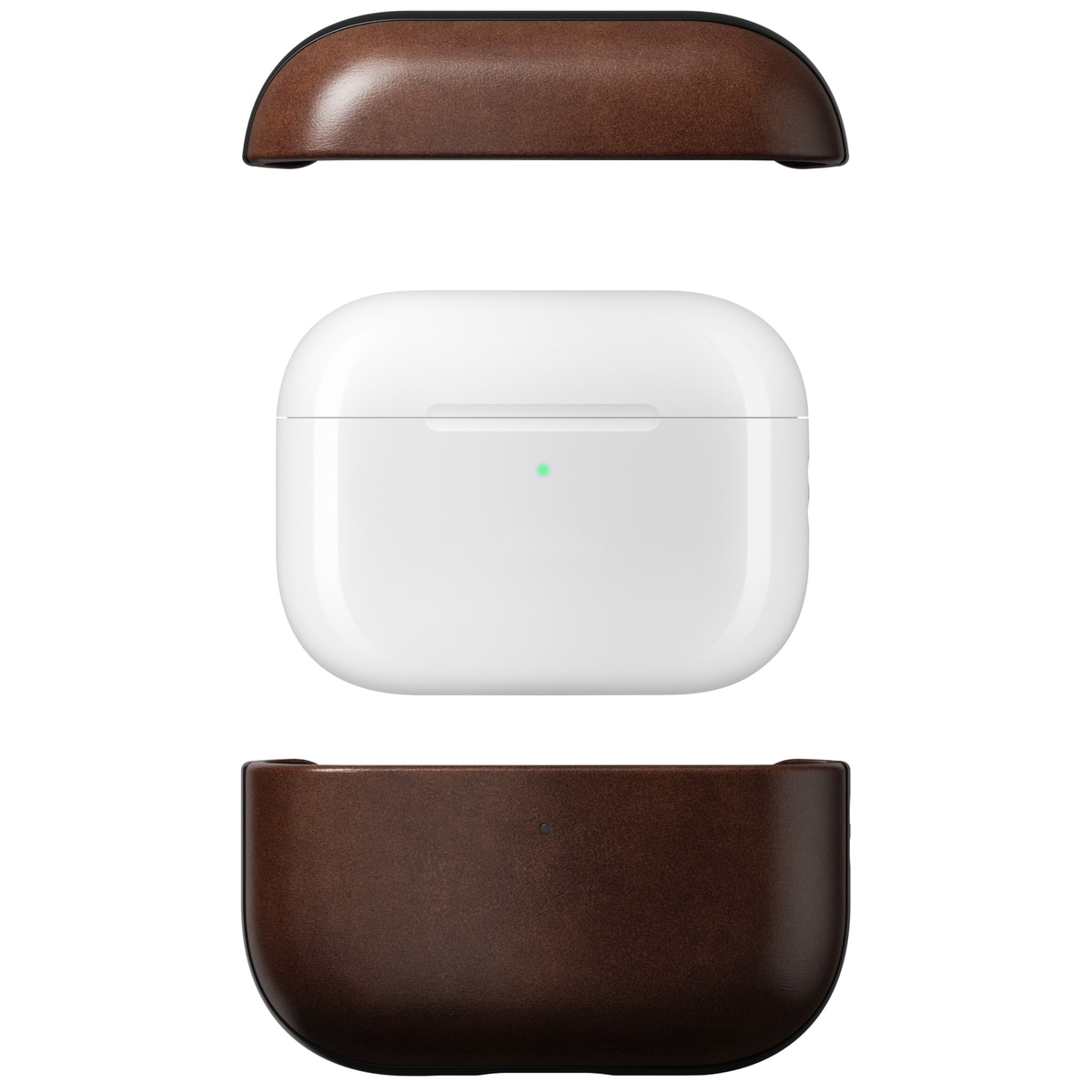 Apple AirPods Pro 3 Skinnetui - Modern Case Leather, Rustic Brown