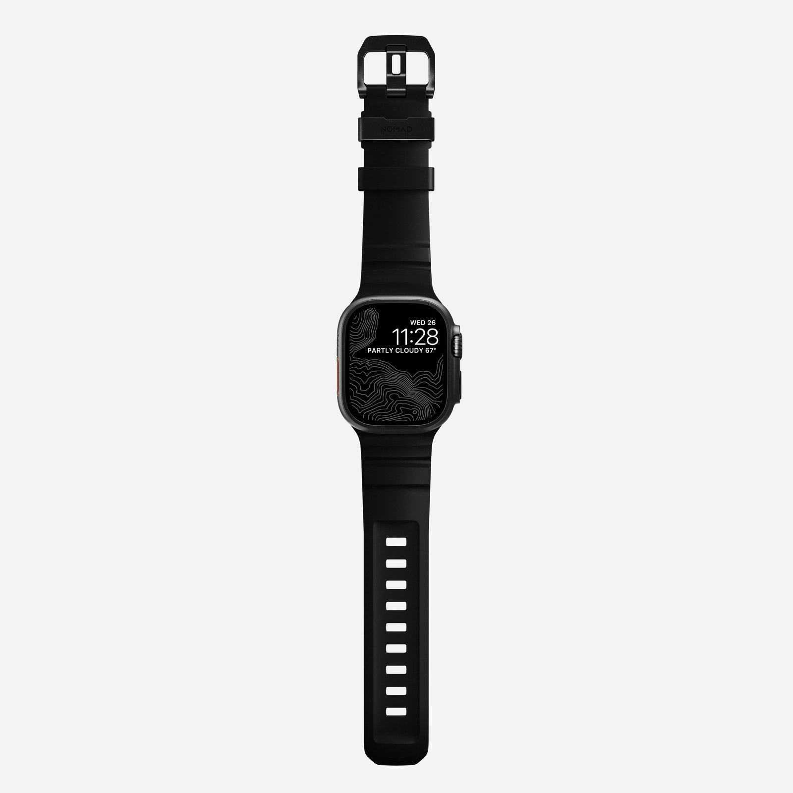 Apple Watch Series 8 45mm Reim Rocky Point (Black Hardware) Carbon Black