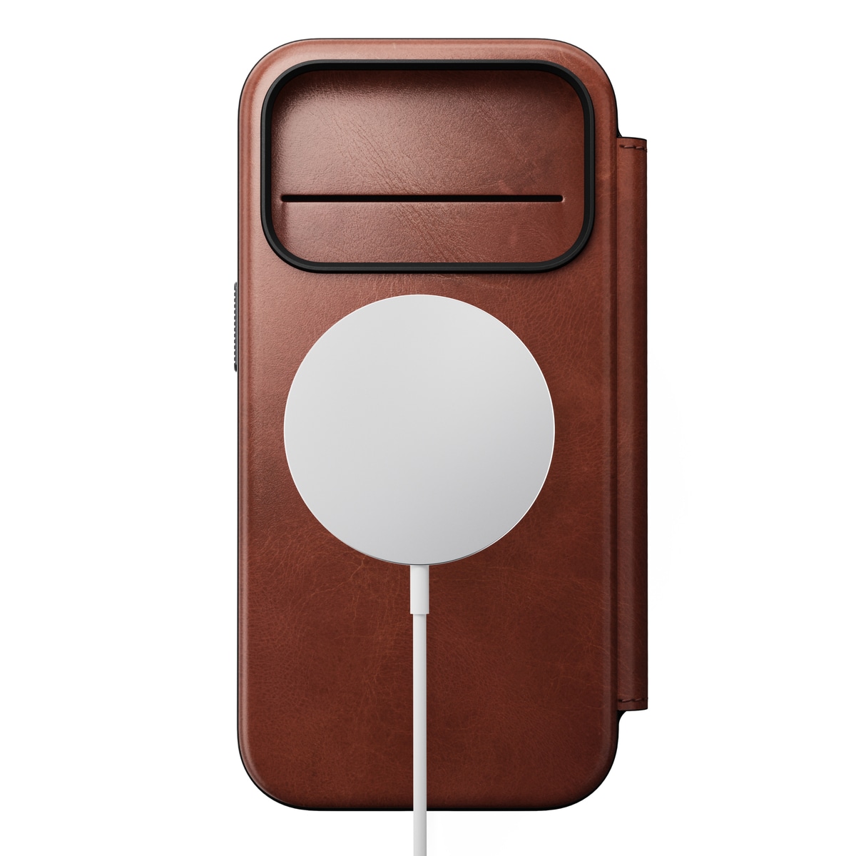 iPhone 17 Pro Skinnetui MagSafe - Modern Horween Leather Folio Olde Dublin