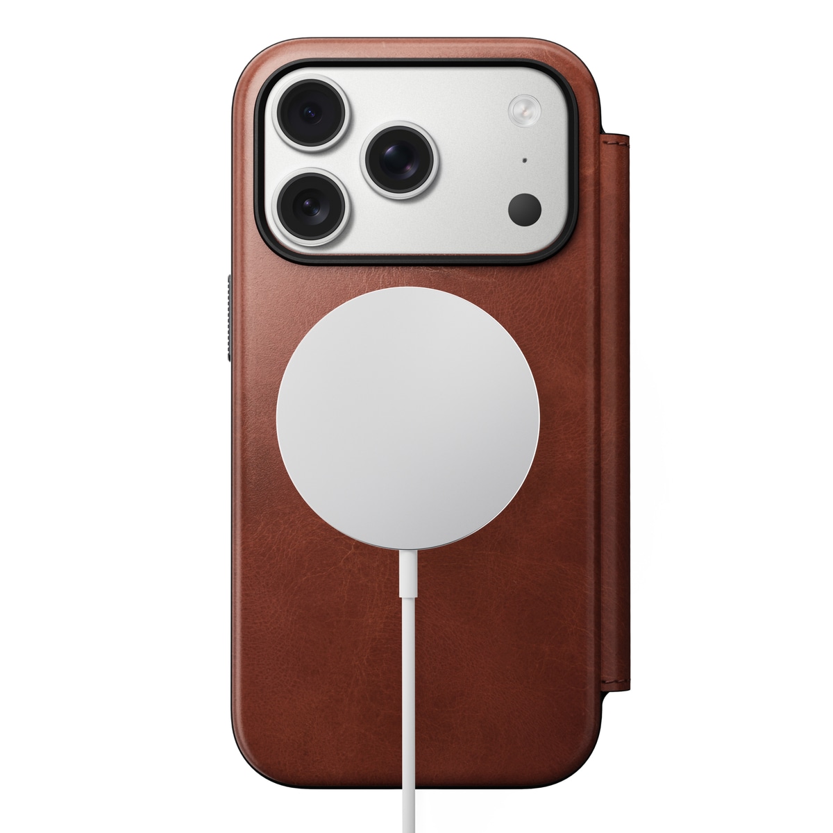 iPhone 17 Pro Skinnetui MagSafe - Modern Horween Leather Folio Olde Dublin