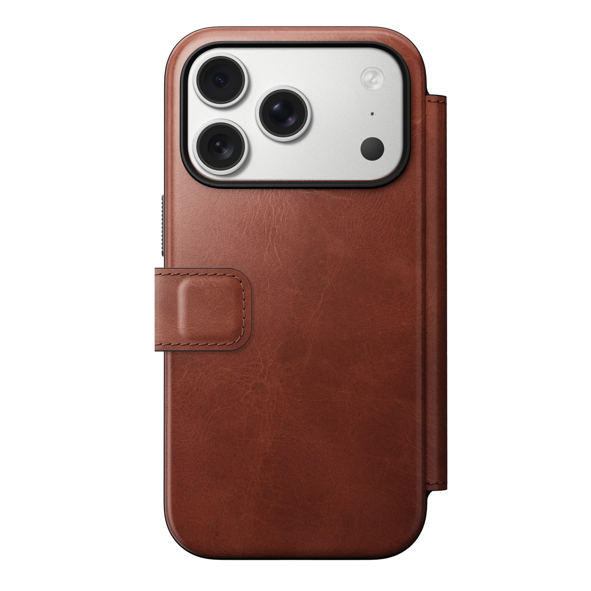 iPhone 17 Pro Skinnetui MagSafe - Modern Horween Leather Folio Olde Dublin