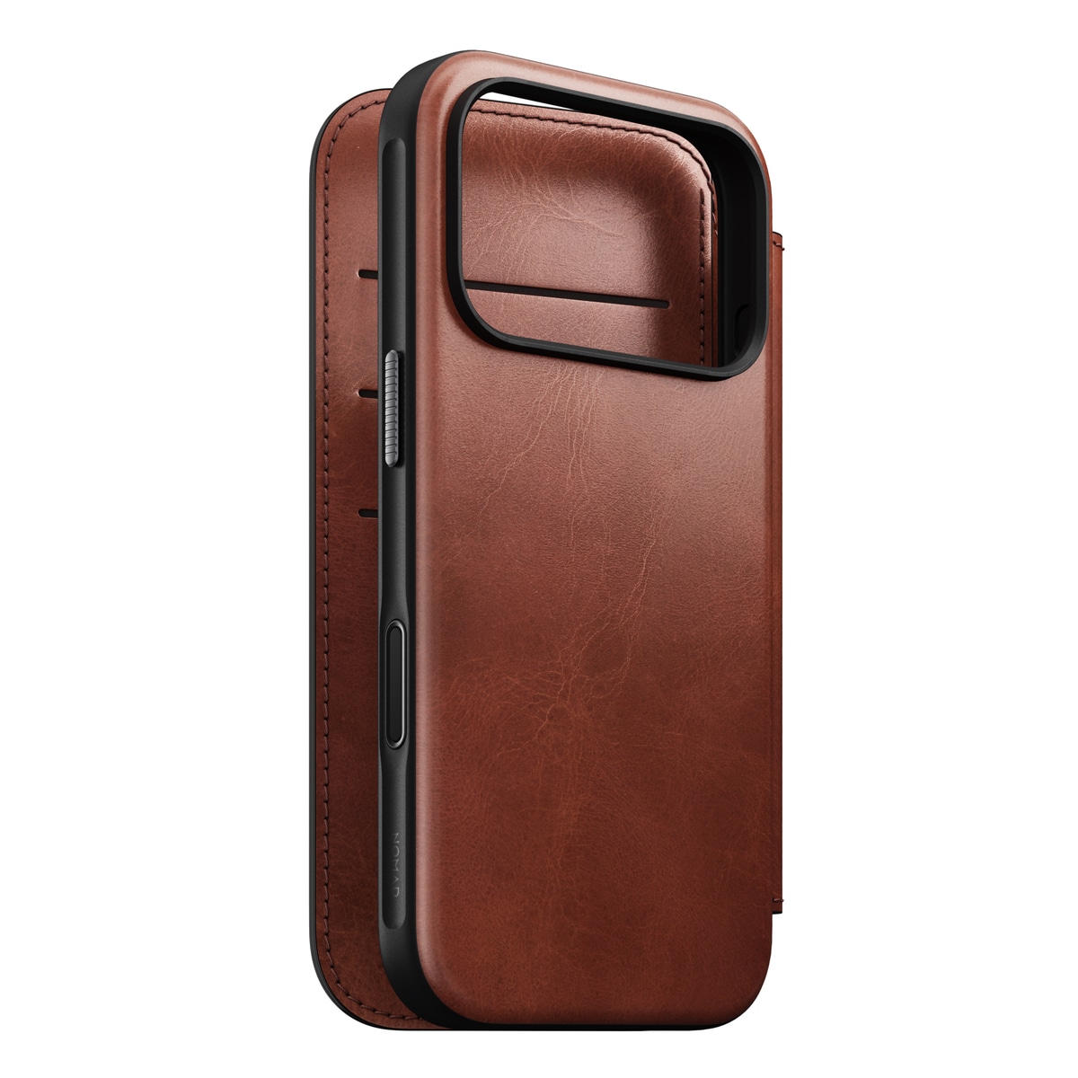 iPhone 17 Pro Skinnetui MagSafe - Modern Horween Leather Folio Olde Dublin