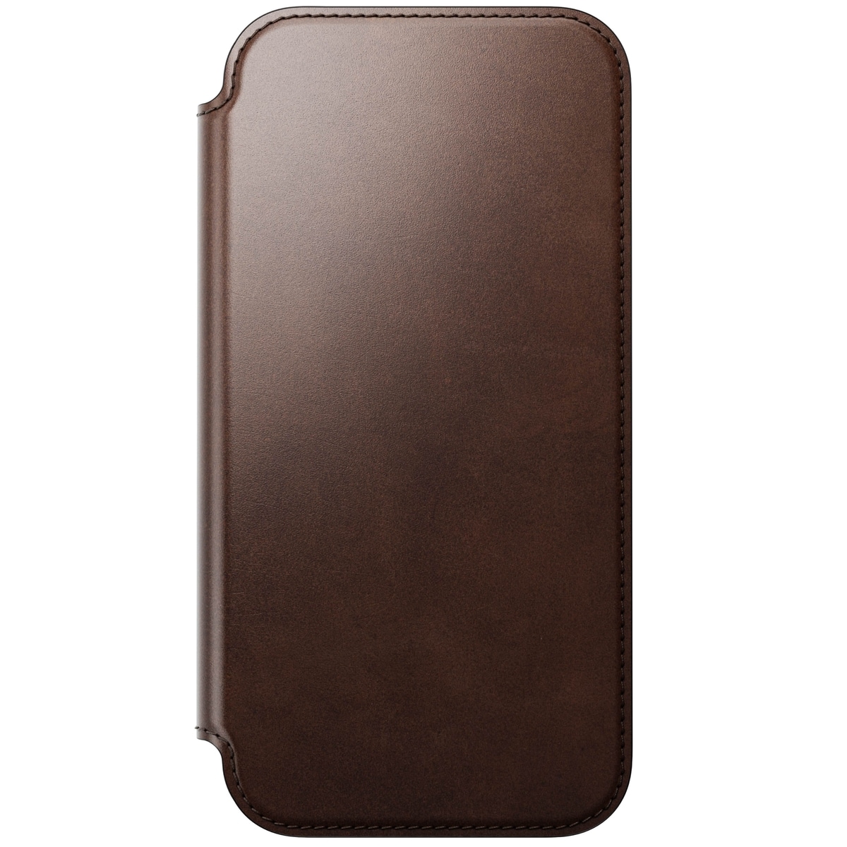 iPhone 17 Pro Max Skinnetui MagSafe - Modern Horween Leather Folio Rustic Brown