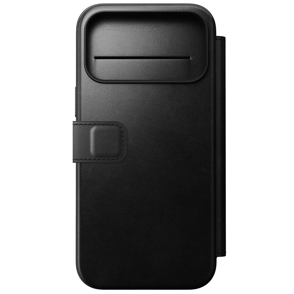 iPhone 17 Pro Max Skinnetui MagSafe - Modern Horween Leather Folio Black