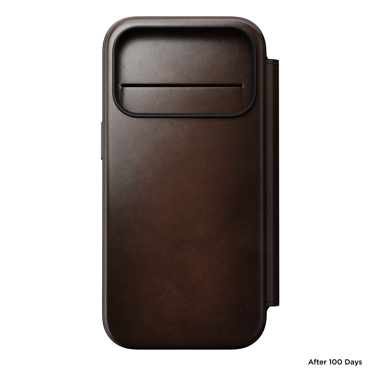 iPhone 17 Pro Skinnetui MagSafe - Modern Horween Leather Folio Rustic Brown